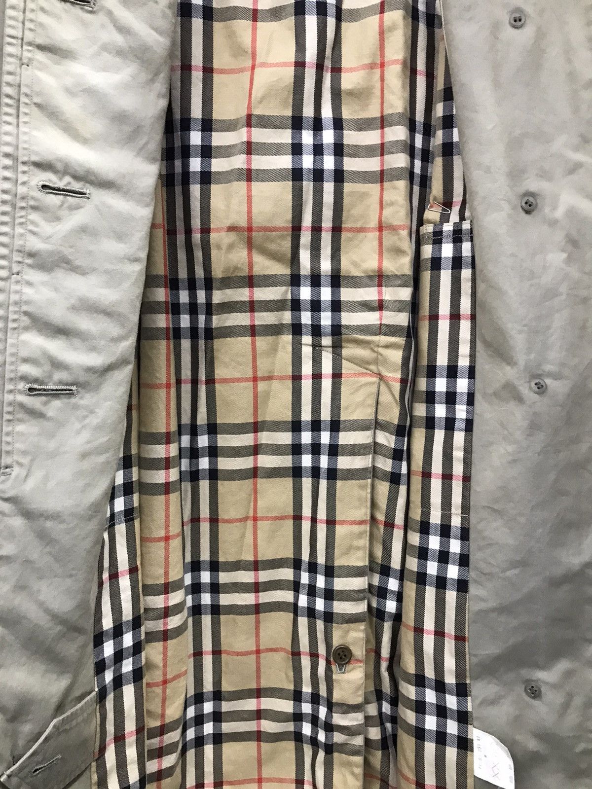 Burberry × Vintage Vintage Burberrys Nova Check Trench Coat Size US M / EU 48-50 / 2 - 3 Thumbnail