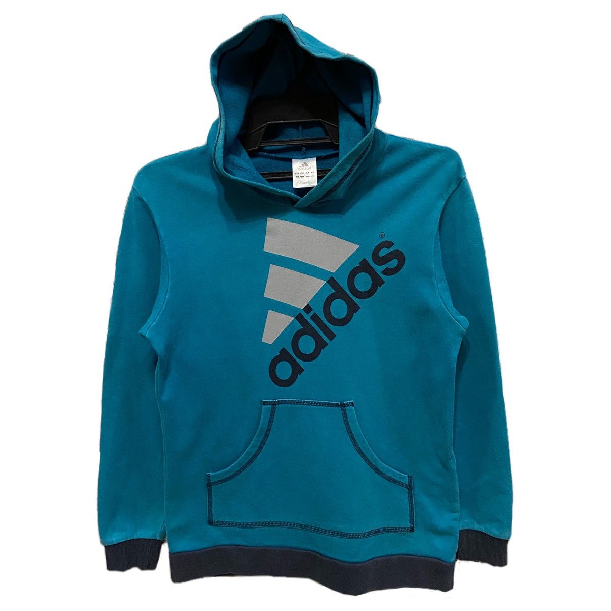 Adidas Adidas hoodie big logo equipment size M fit S Size US S / EU 44-46 / 1 - 1 Thumbnail