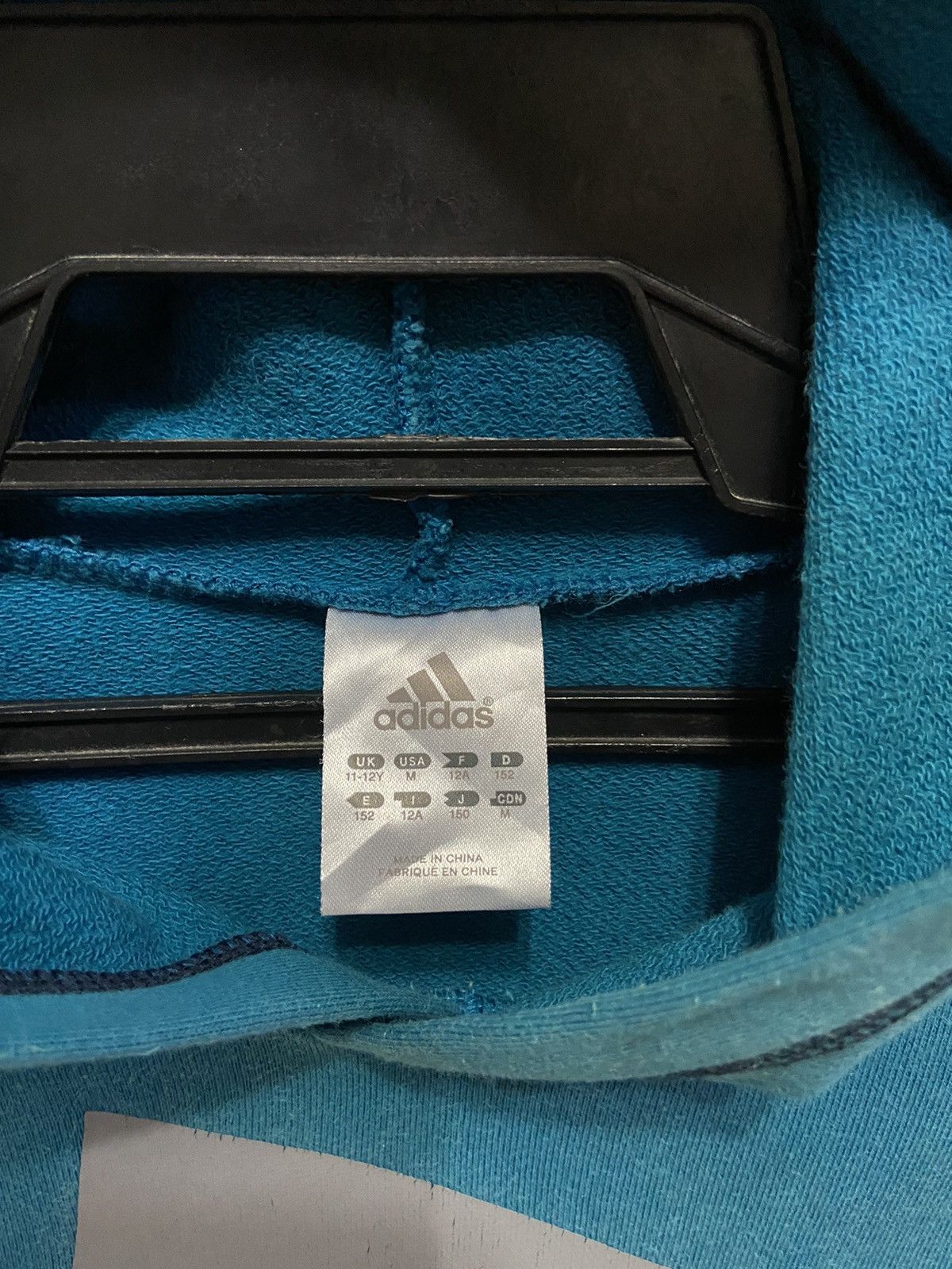 Adidas Adidas hoodie big logo equipment size M fit S Size US S / EU 44-46 / 1 - 4 Thumbnail