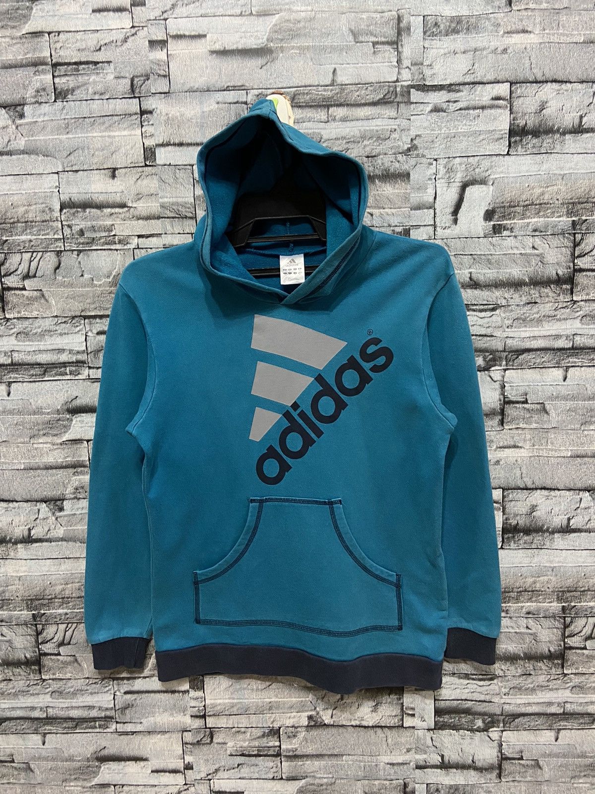 Adidas Adidas hoodie big logo equipment size M fit S Size US S / EU 44-46 / 1 - 2 Thumbnail