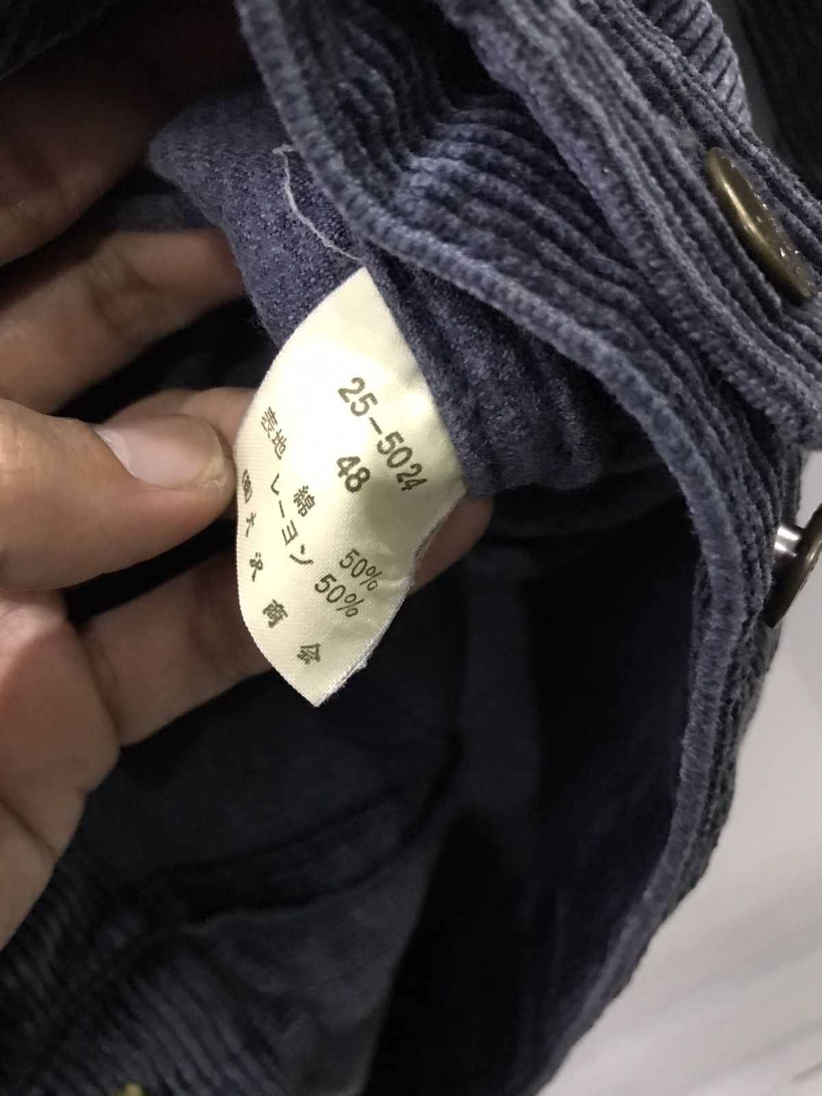 Trussardi × Vintage Vintage Trussardi Corduroy trucker jacket Size US M / EU 48-50 / 2 - 7 Thumbnail