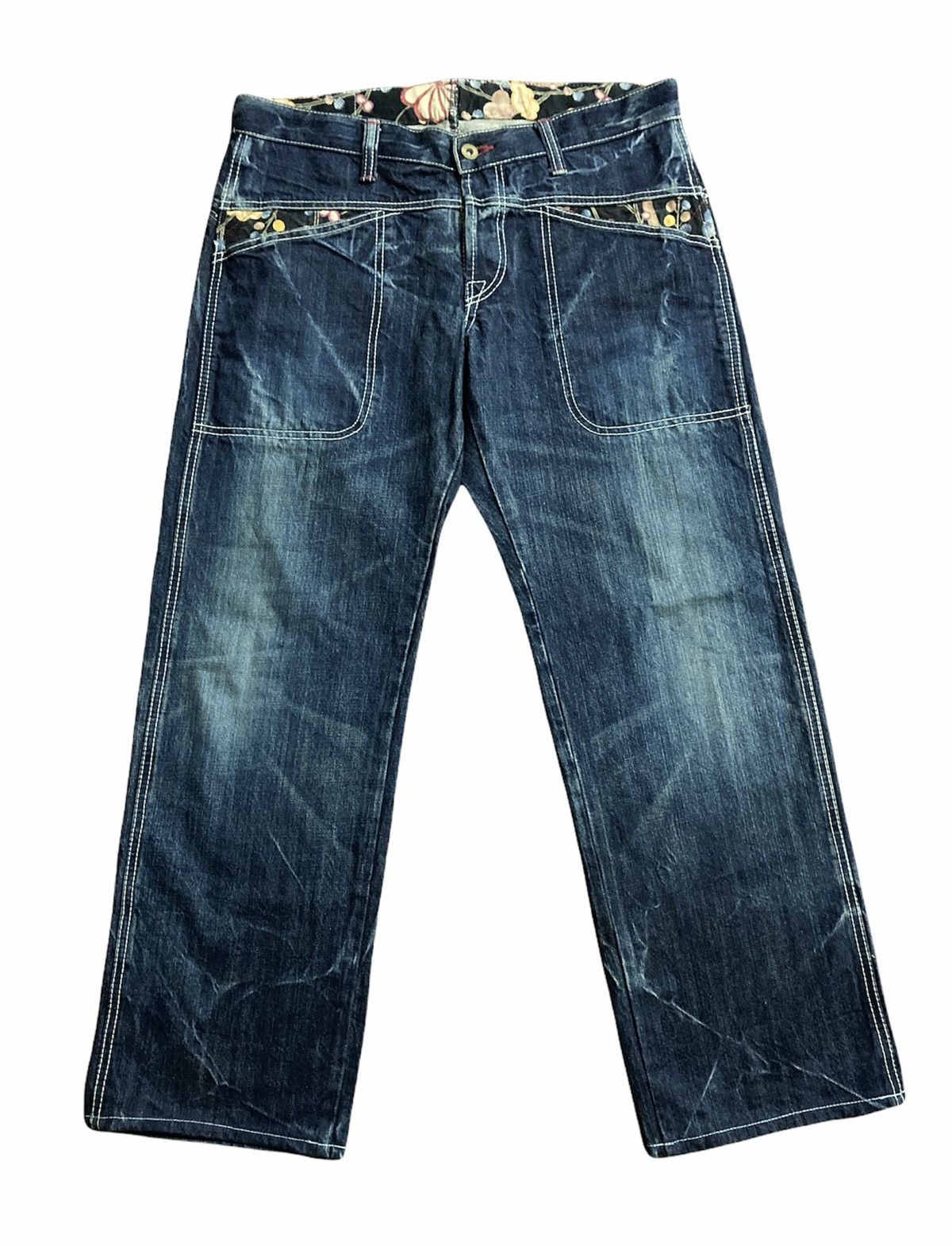 Eternal × Japanese Brand Eternal Japanese Brand Floral Denim Size US 34 / EU 50 - 1 Thumbnail