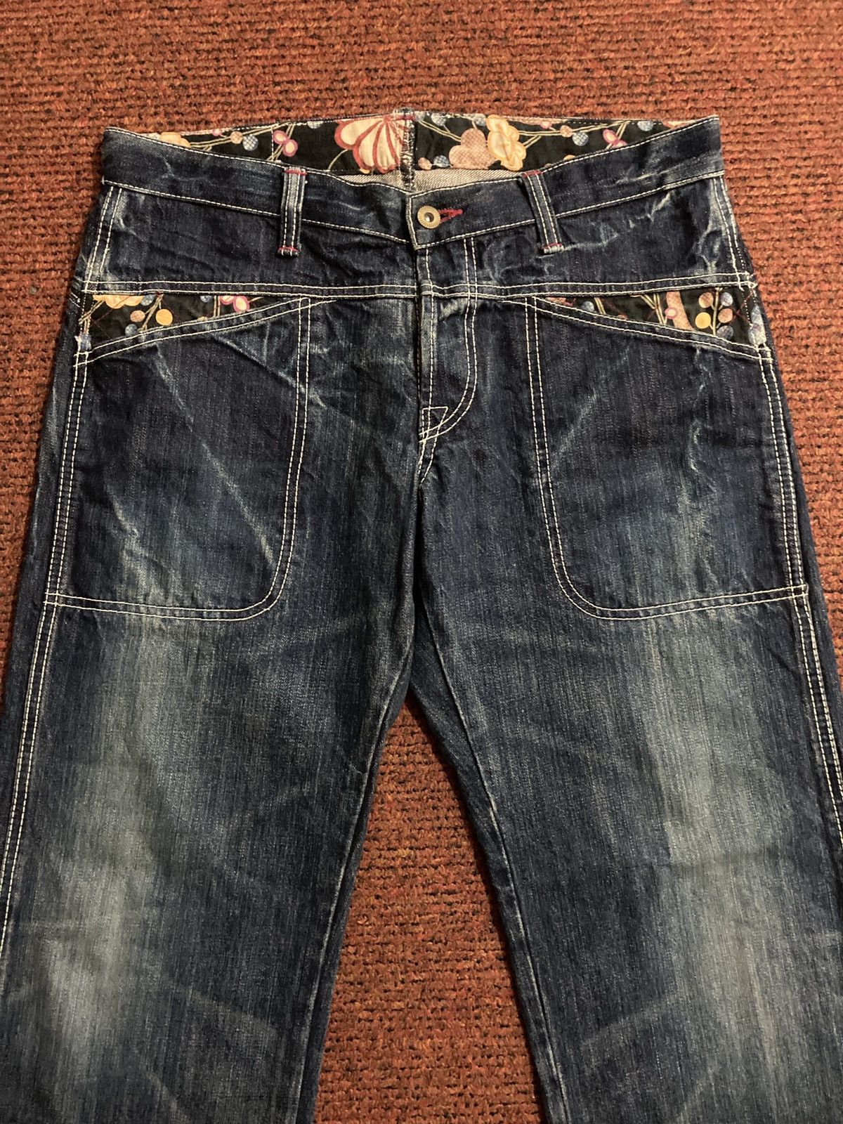 Eternal × Japanese Brand Eternal Japanese Brand Floral Denim Size US 34 / EU 50 - 3 Thumbnail
