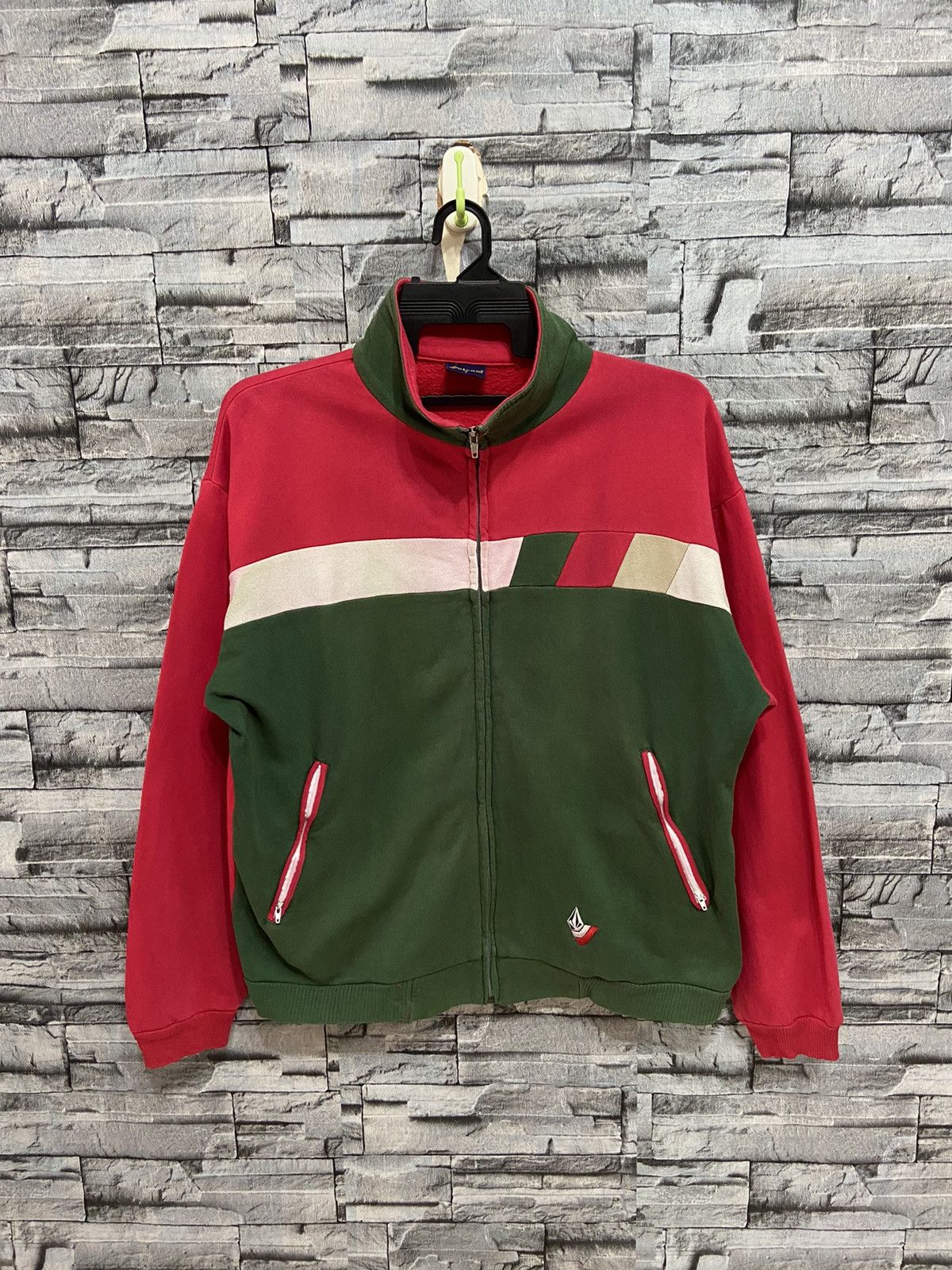 Vintage Vintage Volcom Usa Skateboard sweatshirt stripe S fit L Size US L / EU 52-54 / 3 - 2 Thumbnail