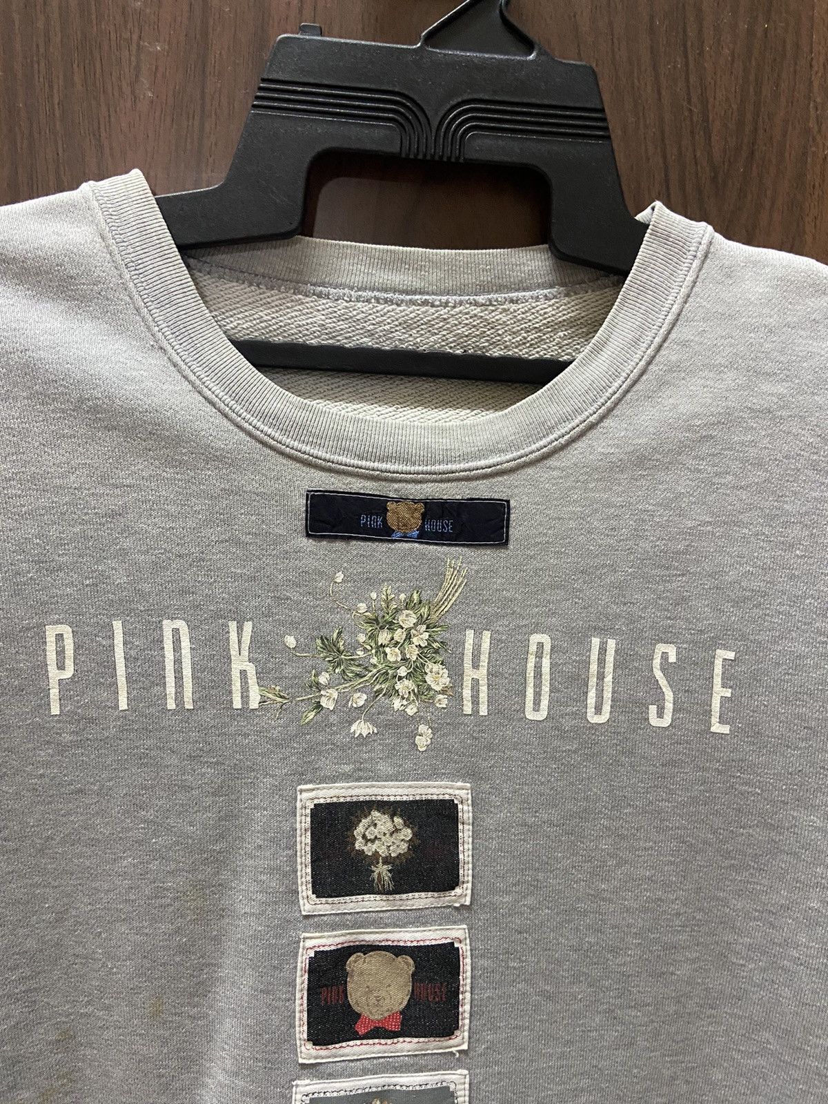Japanese Brand Vintage Pink House sweatshirt patchers design Size US L / EU 52-54 / 3 - 3 Thumbnail