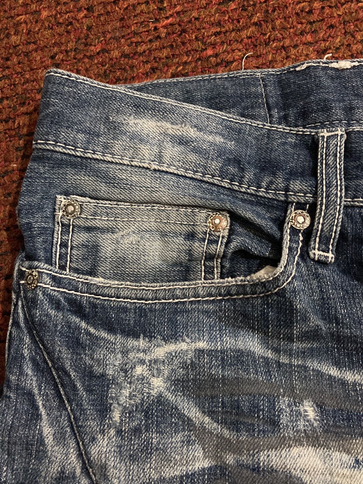 Japanese Brand Urban Craft Japanese Brand Distressed Denim Size US 34 / EU 50 - 8 Thumbnail