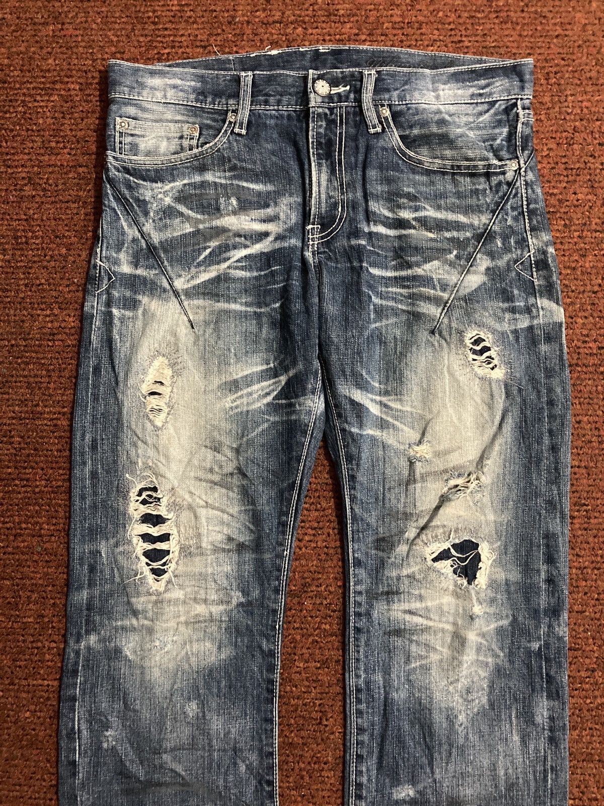 Japanese Brand Urban Craft Japanese Brand Distressed Denim Size US 34 / EU 50 - 3 Thumbnail