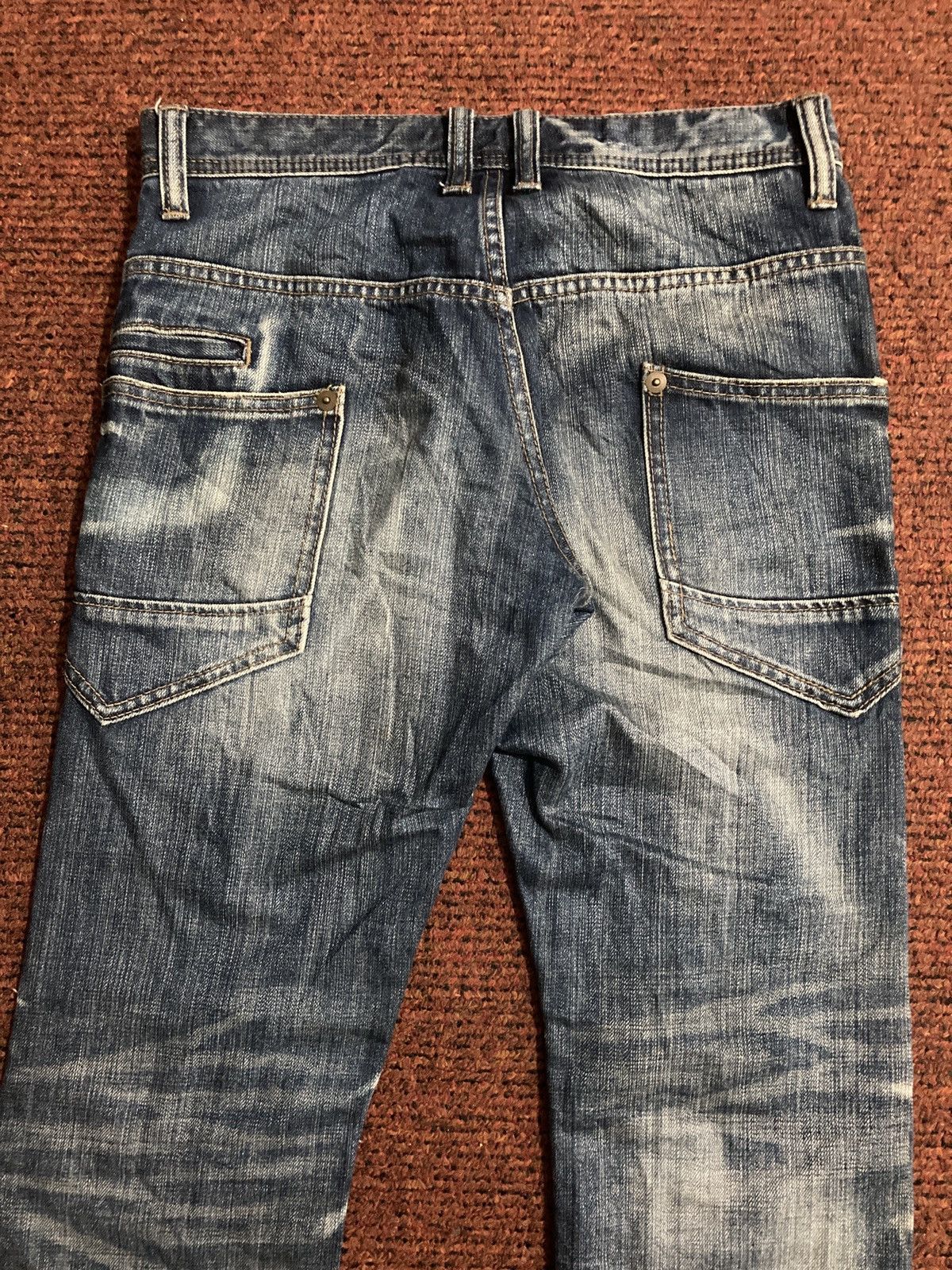 Tete Homme Plag by Tete Homme Distressed Thrashed Denim Size US 31 - 5 Thumbnail