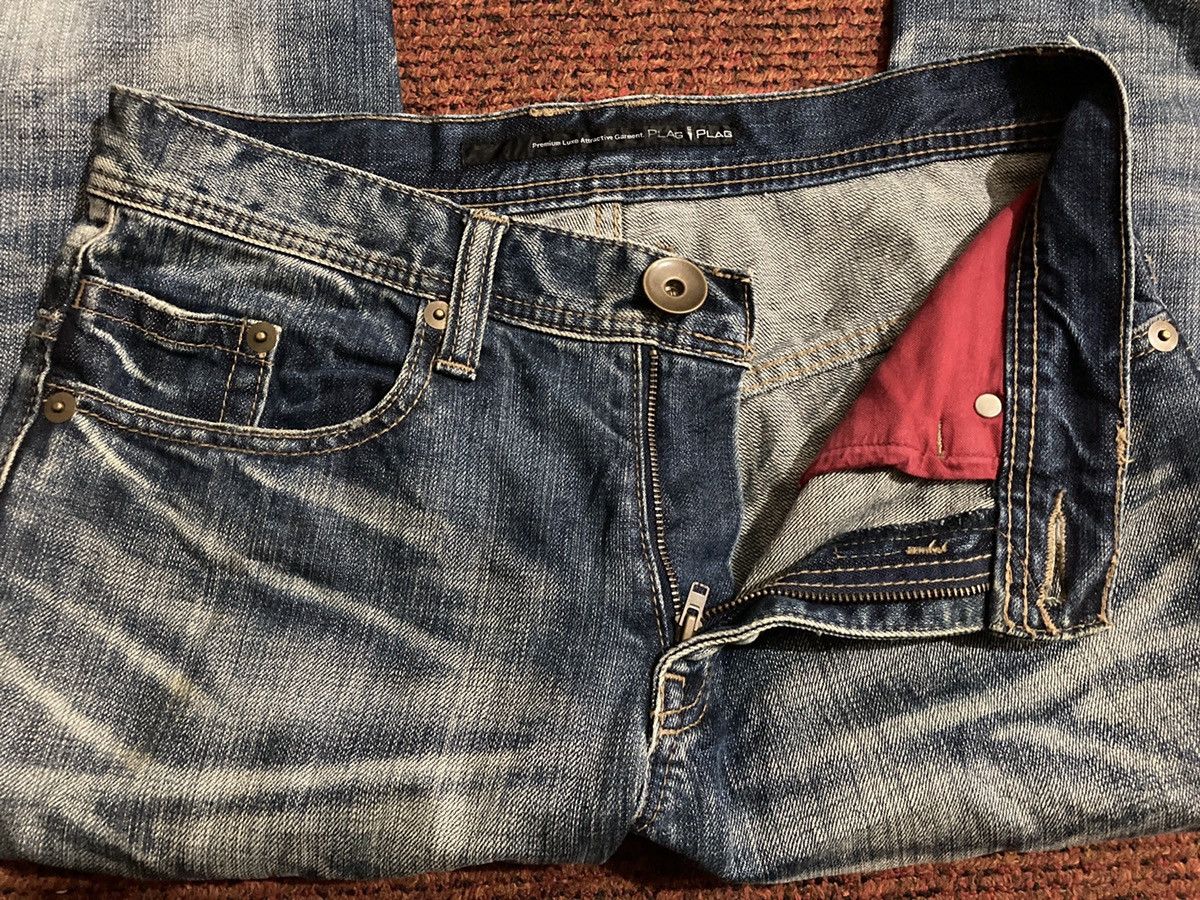 Tete Homme Plag by Tete Homme Distressed Thrashed Denim Size US 31 - 6 Thumbnail