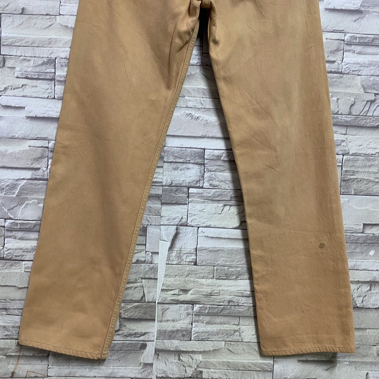 Levi's Vintage 90s Levis 501 Mustard Jeans 29x30 Made in USA Size US 29 - 11 Thumbnail