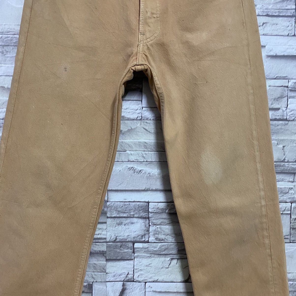 Levi's Vintage 90s Levis 501 Mustard Jeans 29x30 Made in USA Size US 29 - 8 Thumbnail