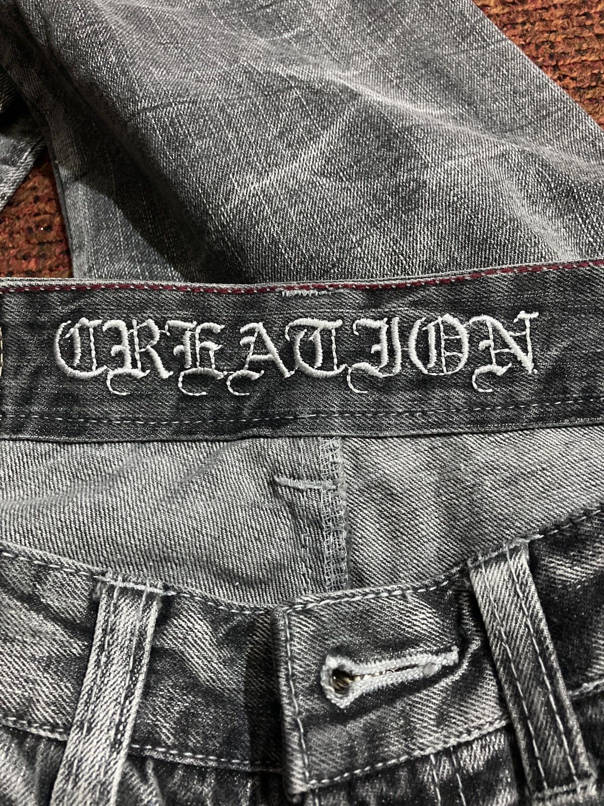 If Six Was Nine Creation Double Waist Distressed Denim Size US 30 / EU 46 - 8 Thumbnail