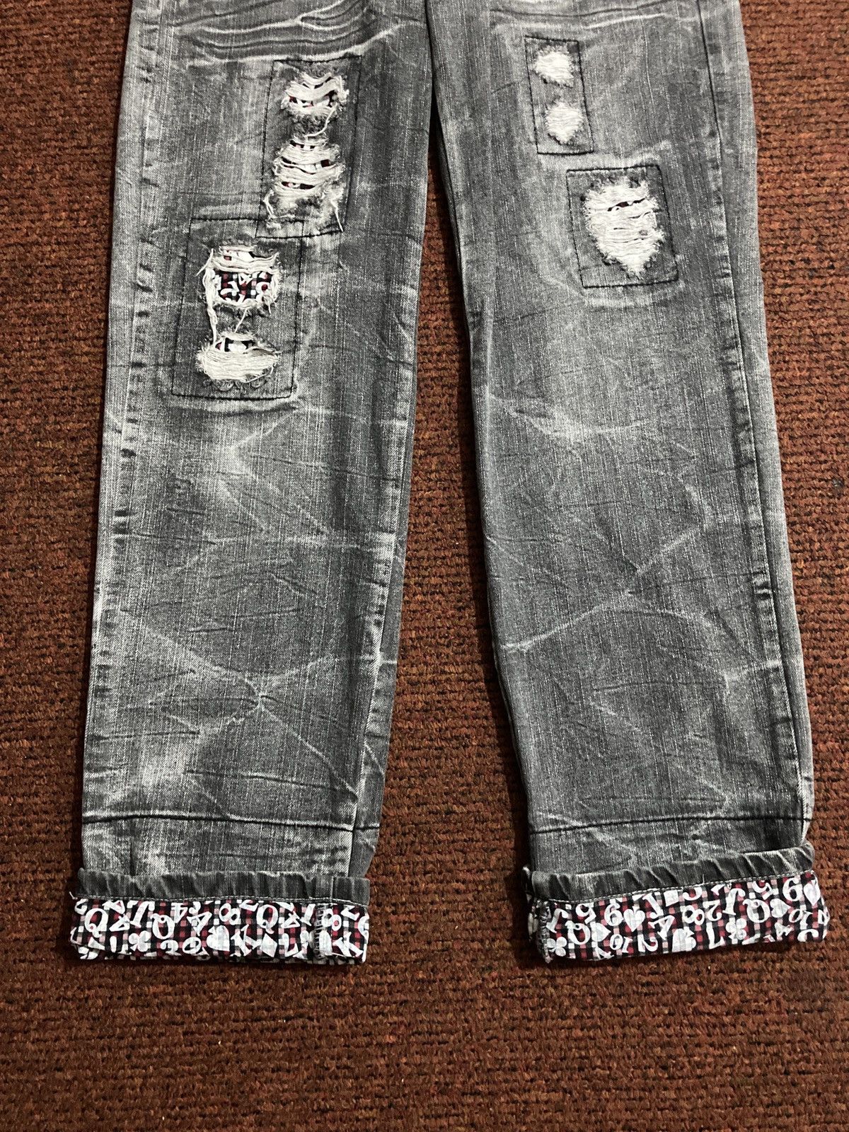 If Six Was Nine Creation Double Waist Distressed Denim Size US 30 / EU 46 - 5 Thumbnail