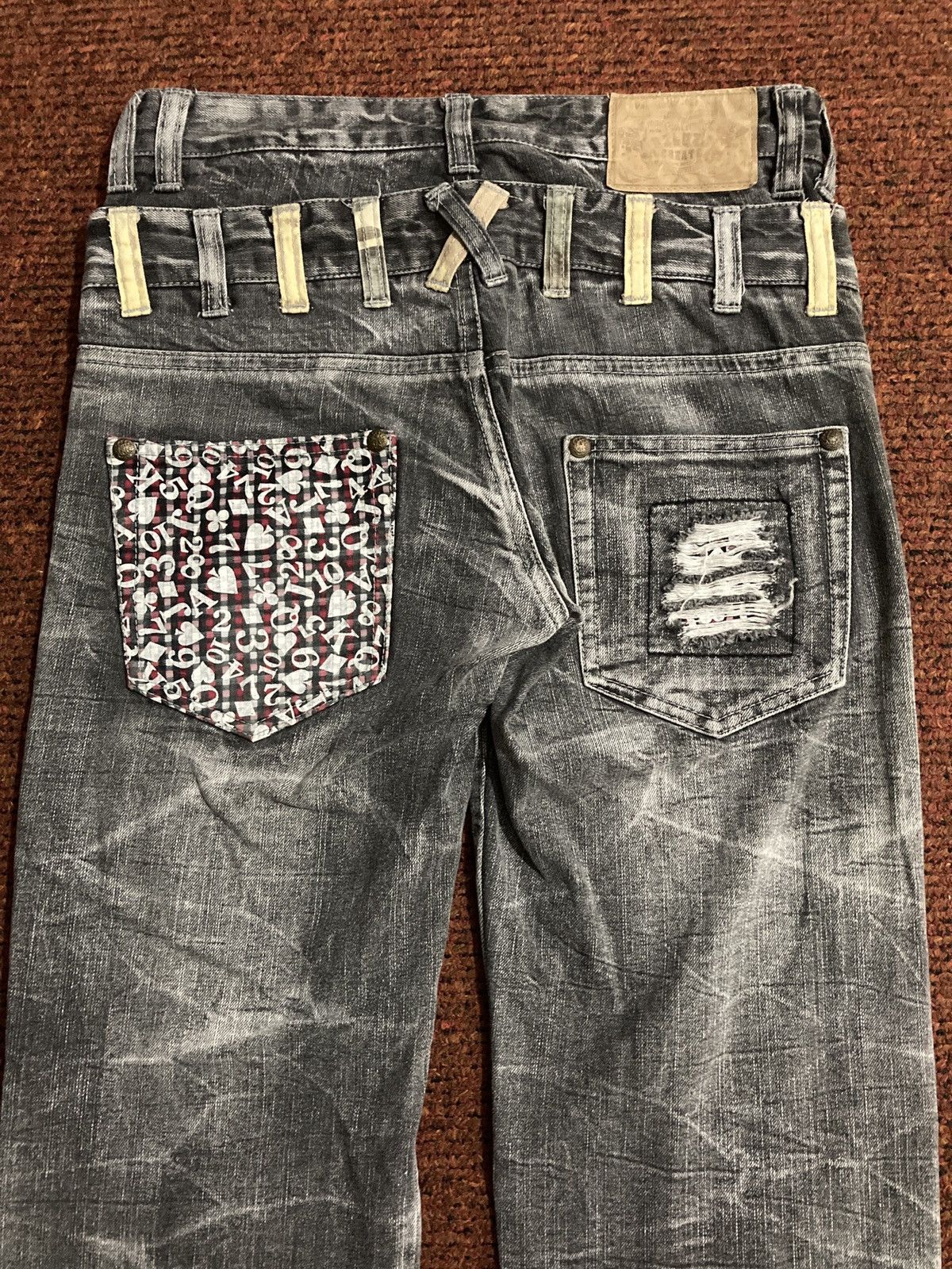 If Six Was Nine Creation Double Waist Distressed Denim Size US 30 / EU 46 - 4 Thumbnail