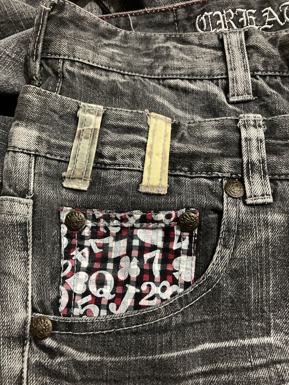 If Six Was Nine Creation Double Waist Distressed Denim Size US 30 / EU 46 - 9 Thumbnail