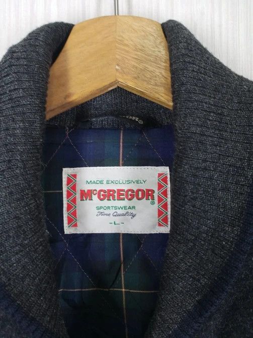 McGregor Rare Vintage 90s McGregor Wool Bomber Jacket Size US L / EU 52-54 / 3 - 3 Thumbnail