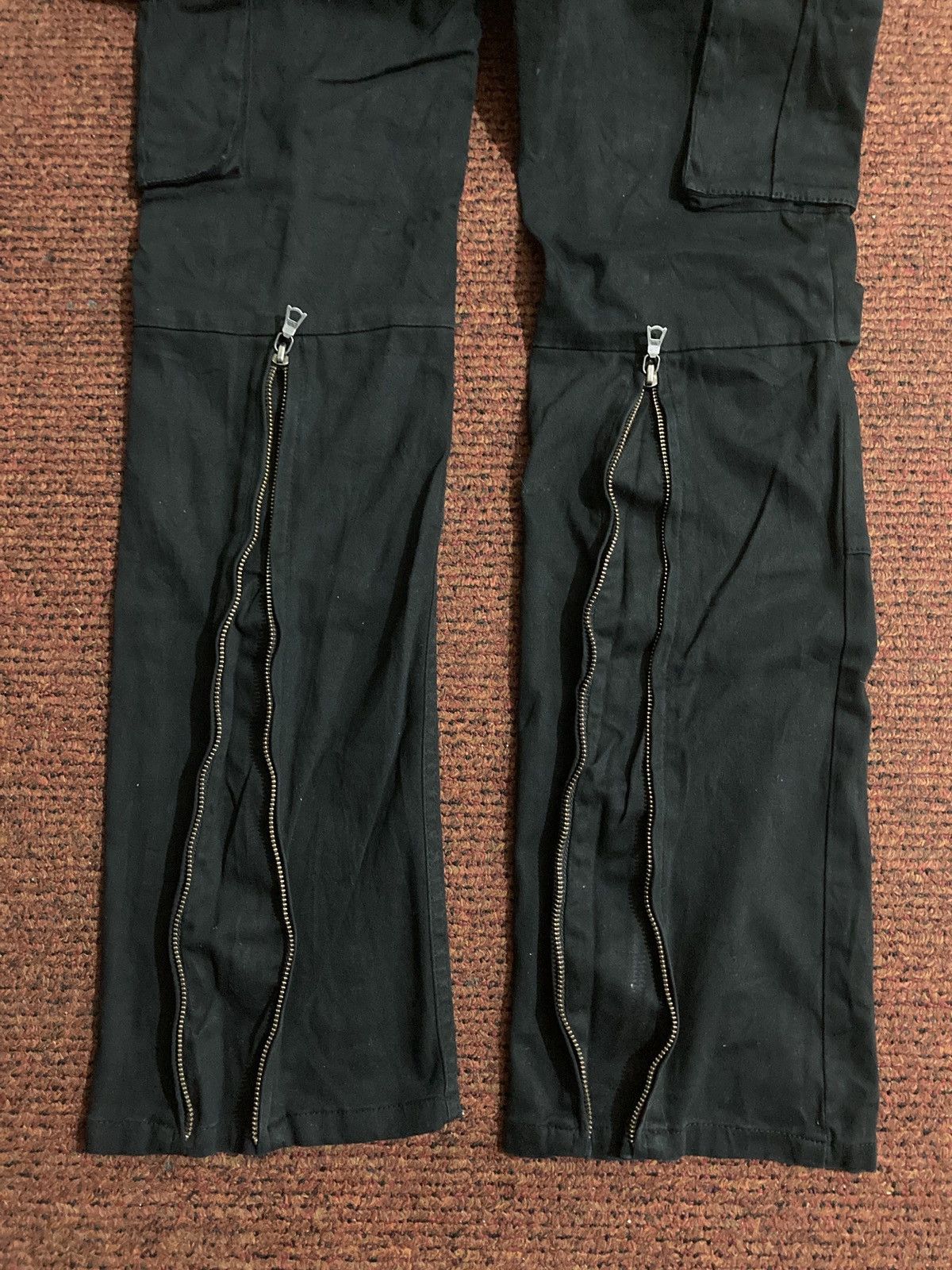 NO ID NO ID Punk Multipockets Flare Pants Size US 32 / EU 48 - 5 Thumbnail