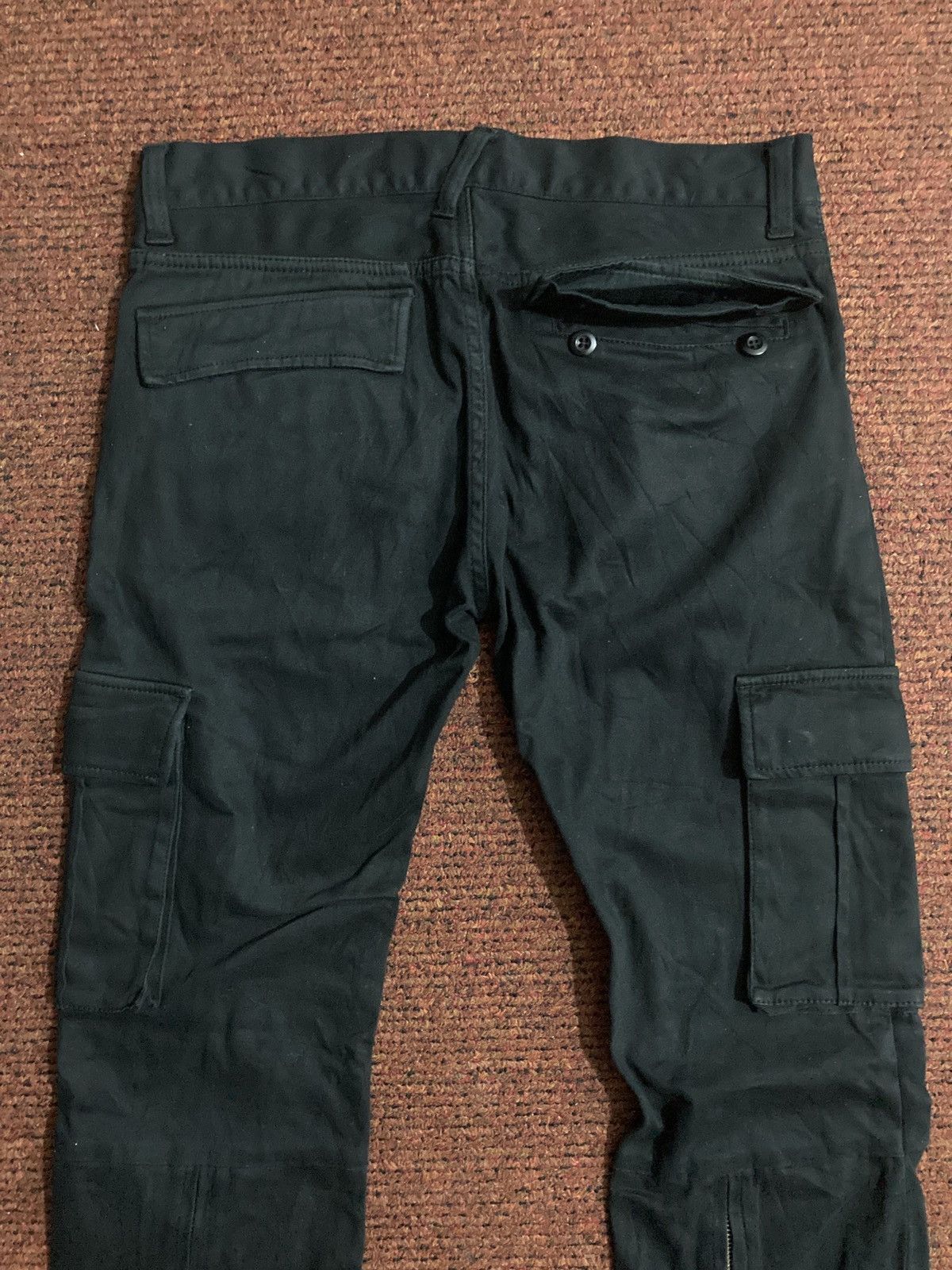 NO ID NO ID Punk Multipockets Flare Pants Size US 32 / EU 48 - 4 Thumbnail
