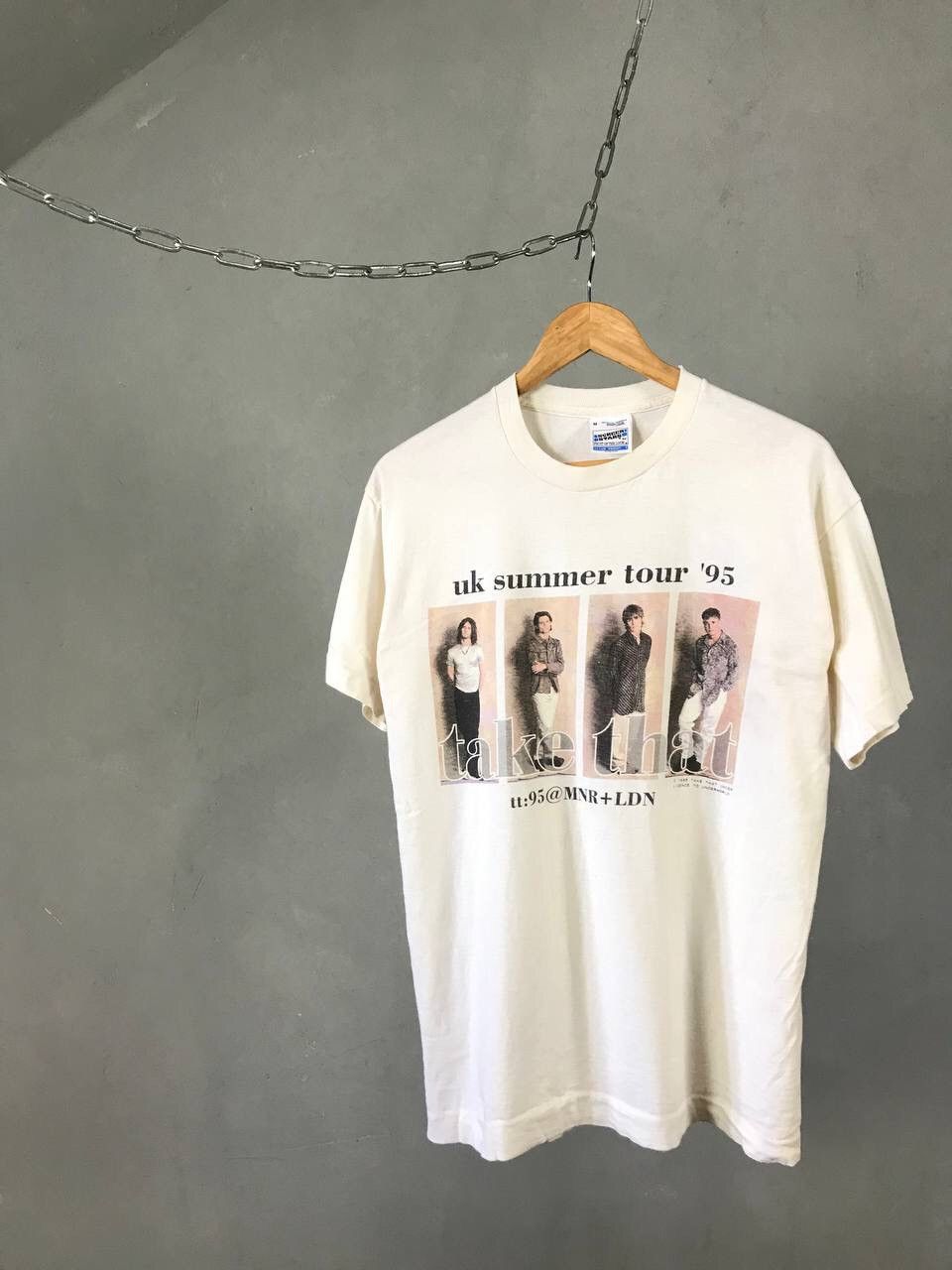Take That 1995 vintage rock band tour tee