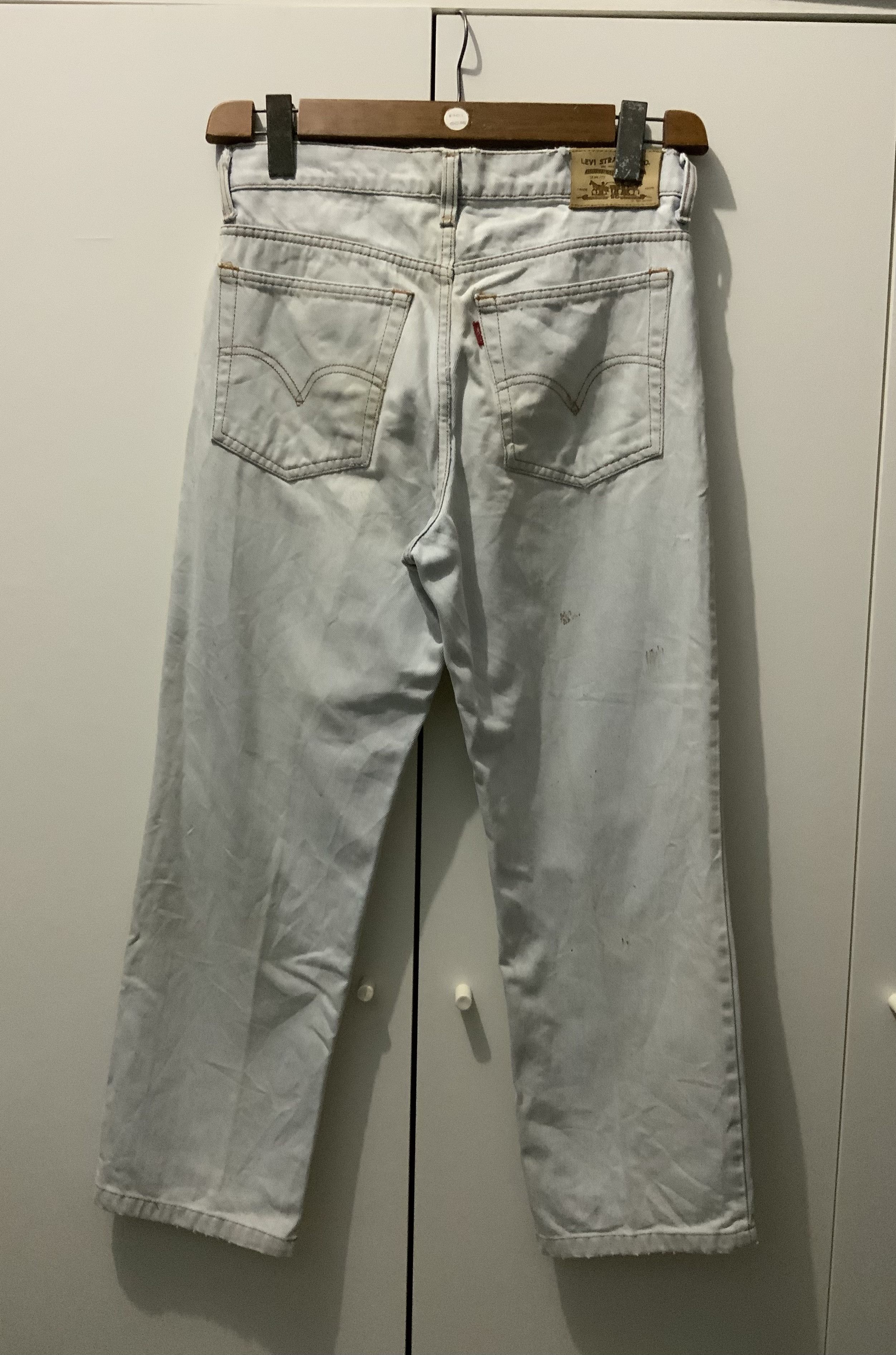 Levi's Vintage Levi’s 501 Released Hem Stone Grey 359 Jeans Size US 31 - 2 Thumbnail