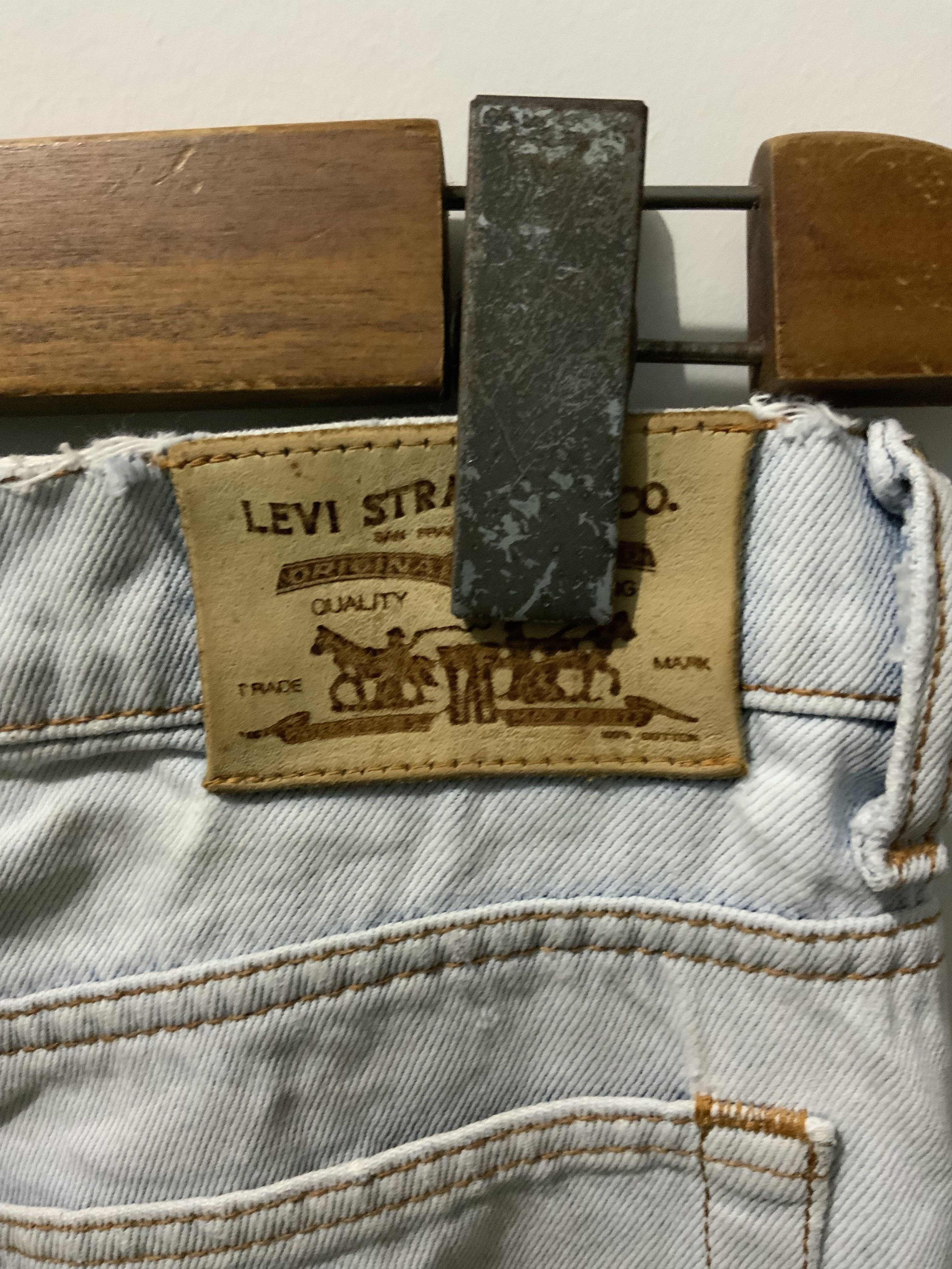 Levi's Vintage Levi’s 501 Released Hem Stone Grey 359 Jeans Size US 31 - 11 Thumbnail