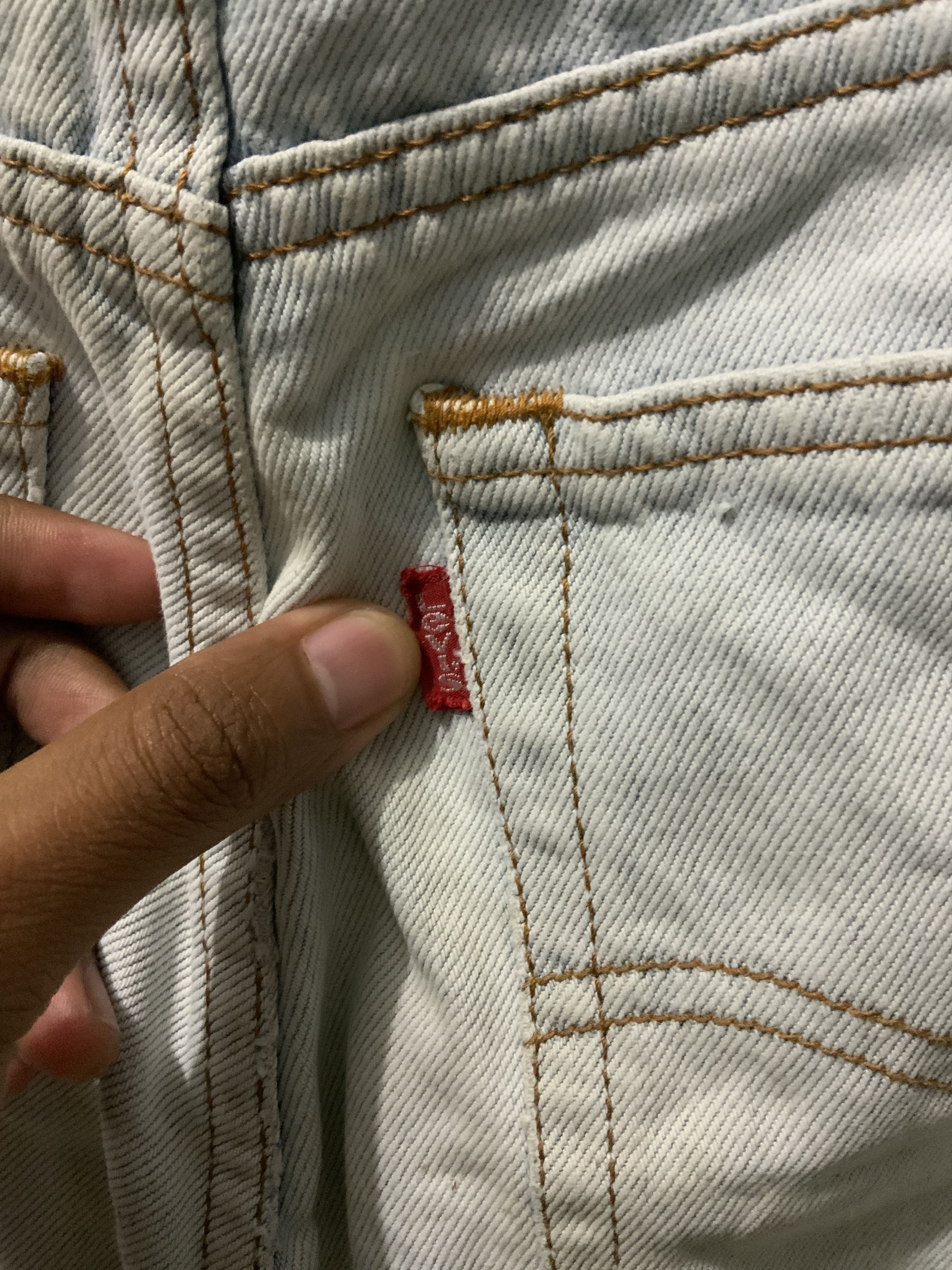 Levi's Vintage Levi’s 501 Released Hem Stone Grey 359 Jeans Size US 31 - 10 Thumbnail