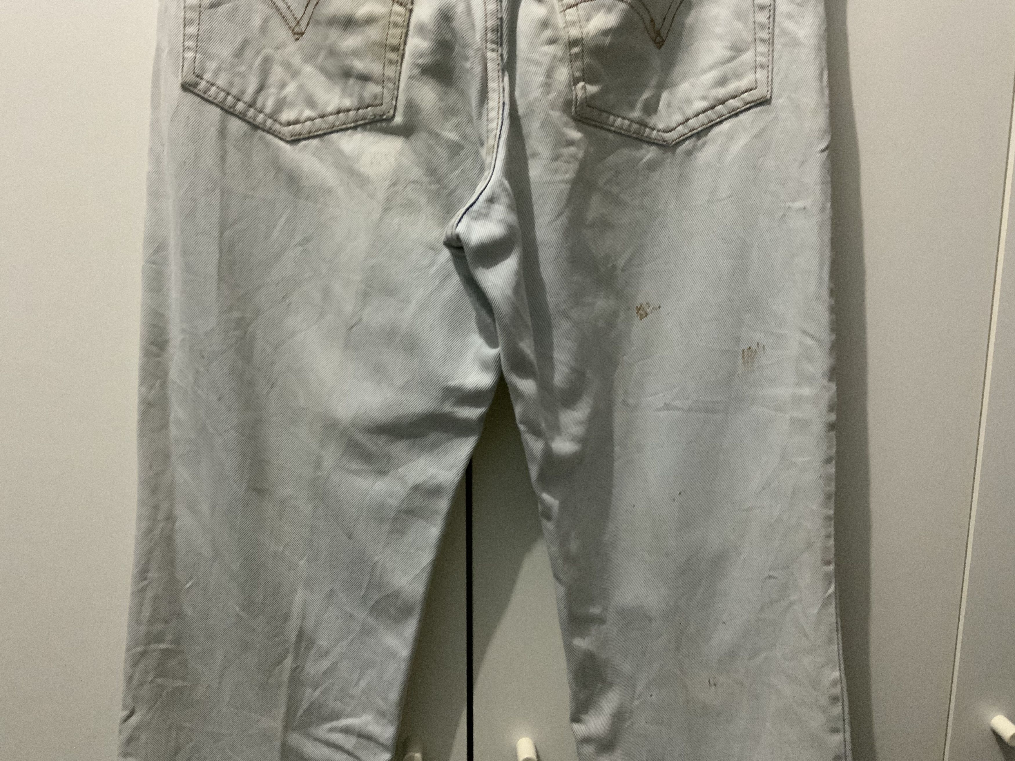 Levi's Vintage Levi’s 501 Released Hem Stone Grey 359 Jeans Size US 31 - 8 Thumbnail