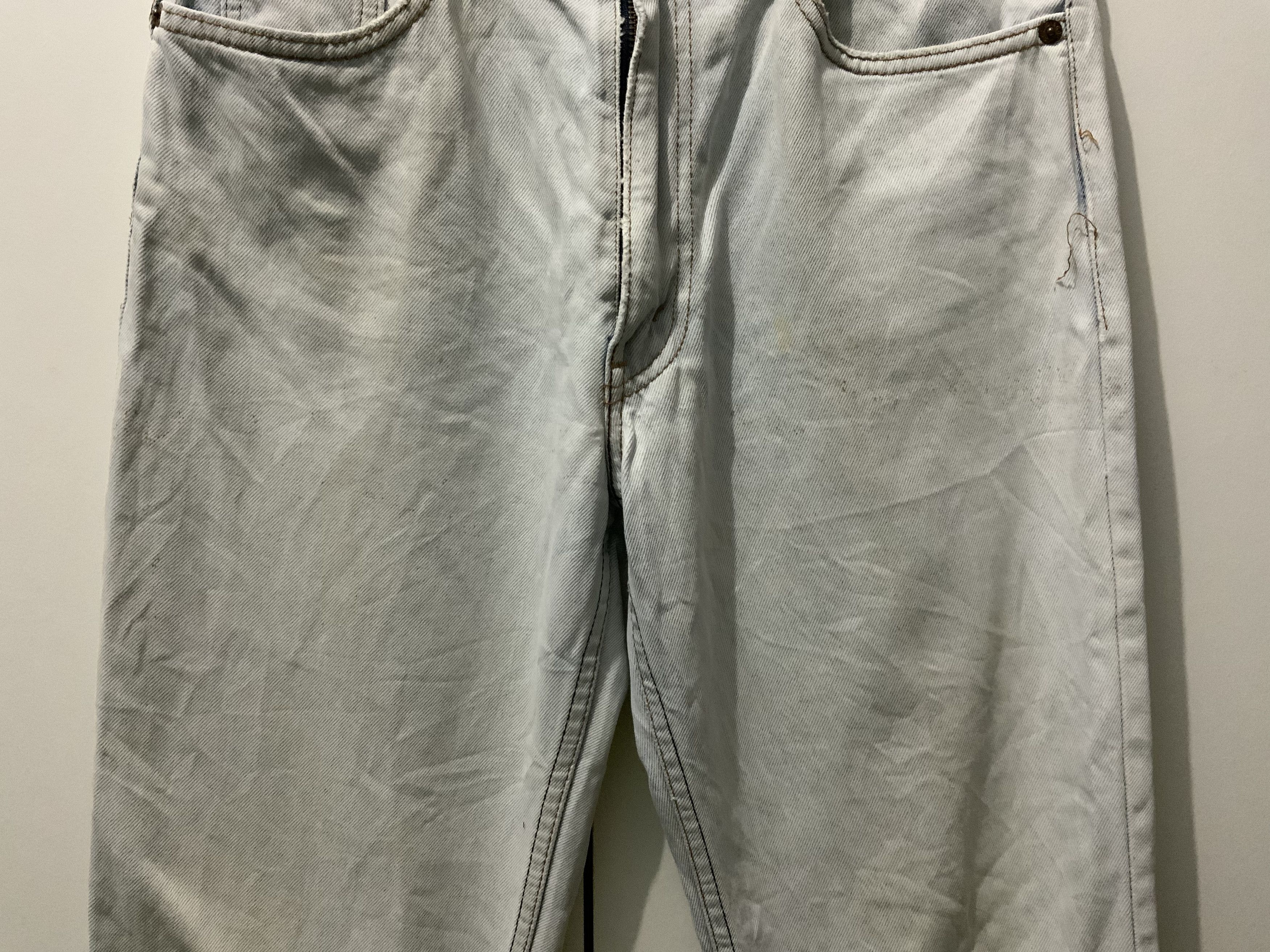 Levi's Vintage Levi’s 501 Released Hem Stone Grey 359 Jeans Size US 31 - 4 Thumbnail