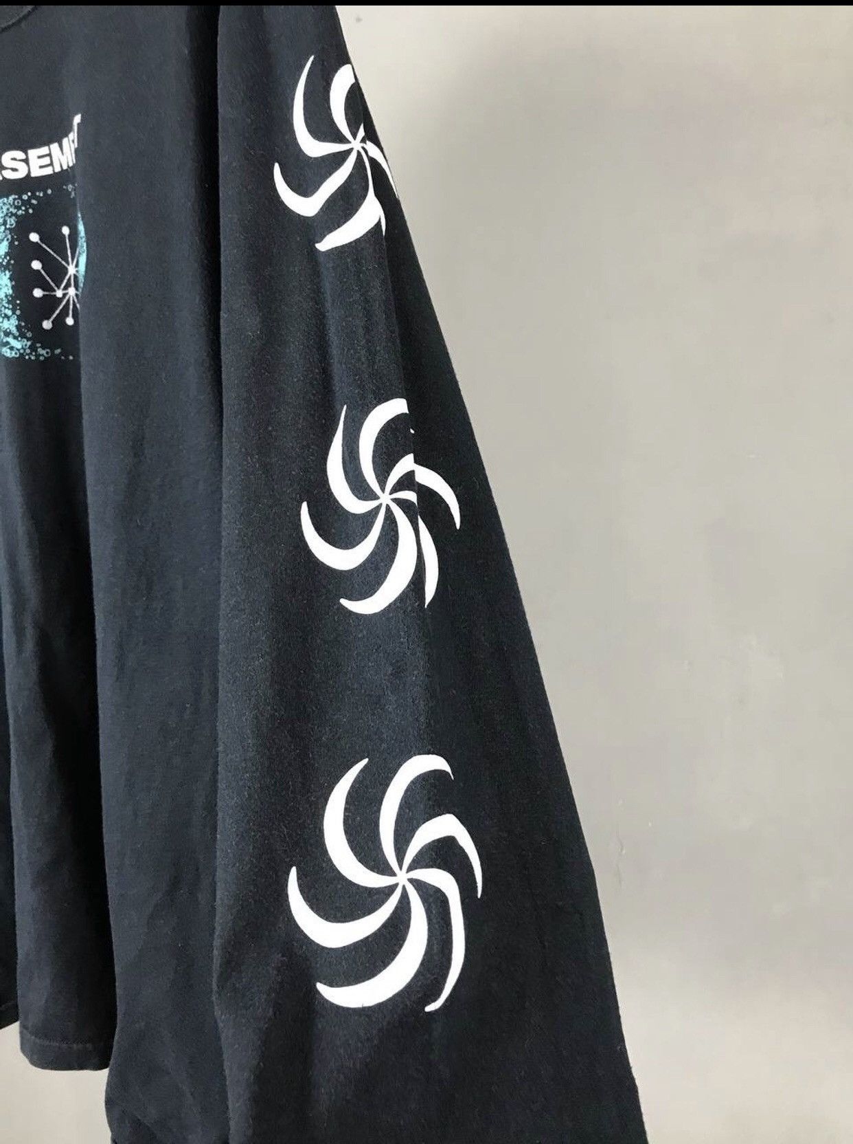 The Basement Basement vintage streetwear overprinted longsleeve Size US XL / EU 56 / 4 - 5 Thumbnail