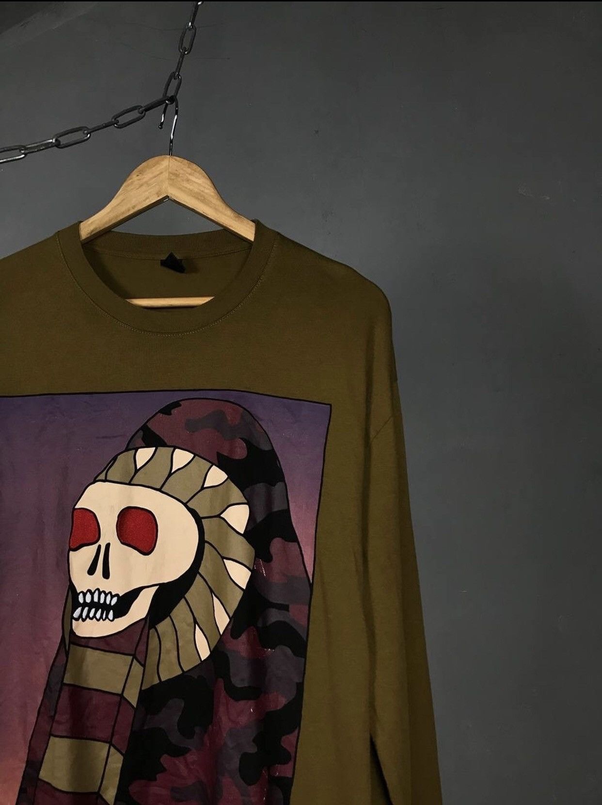 Patta Patta skulls pharaon streetwear designer luxury longsleeve Size US L / EU 52-54 / 3 - 2 Thumbnail