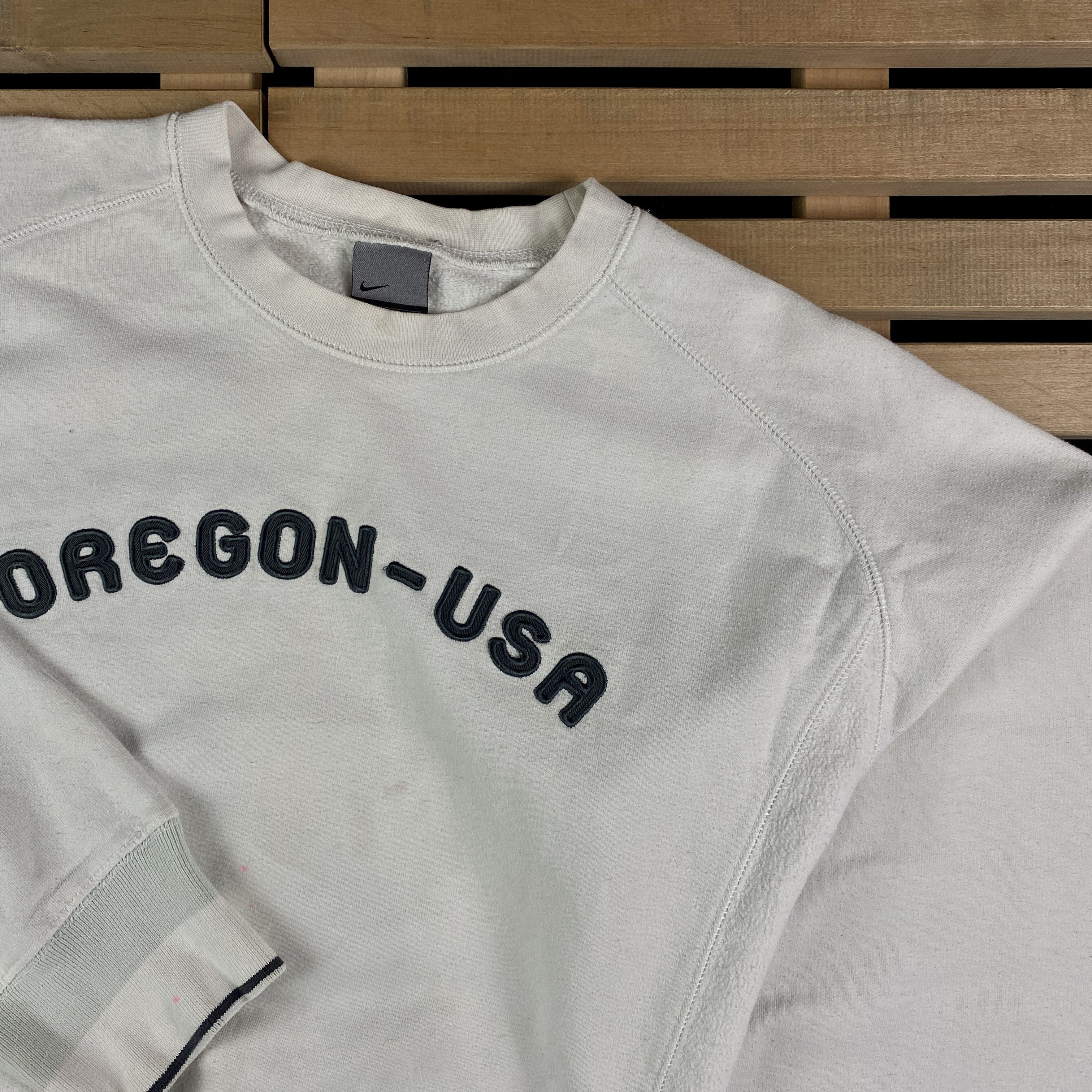 Nike × Vintage Mens Sweatshirt Nike Oregon USA Vintage Size S Big Logo Size US S / EU 44-46 / 1 - 2 Thumbnail