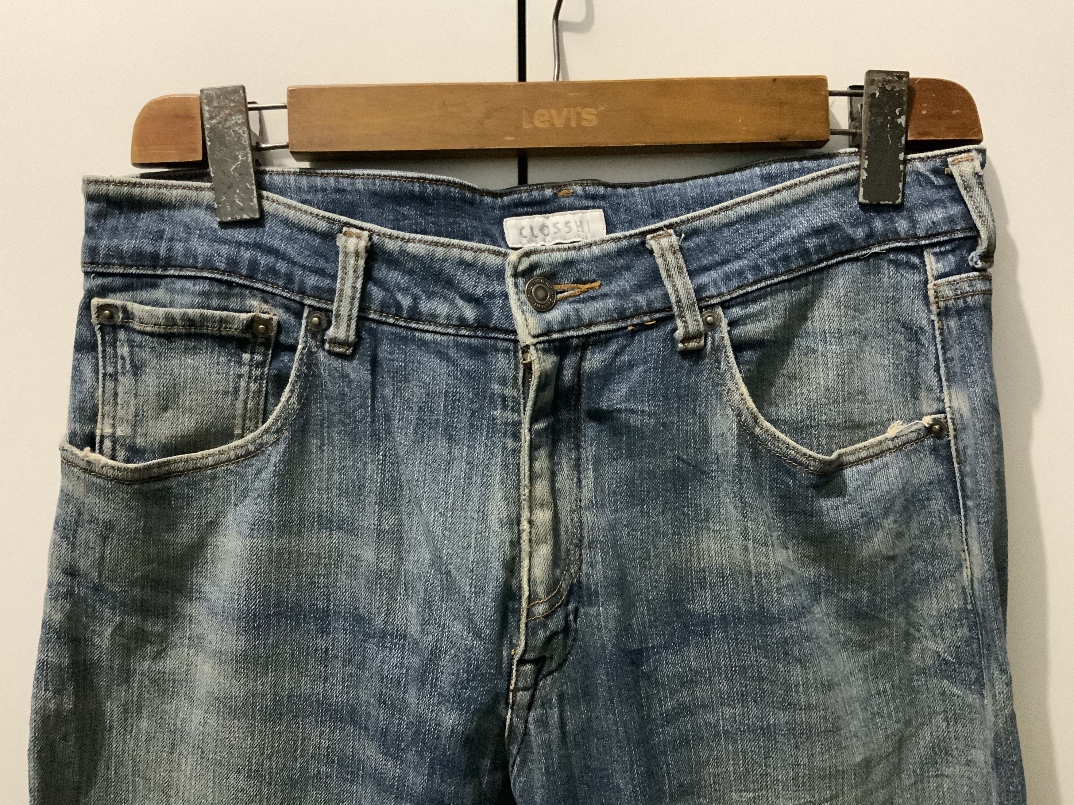 Unsound Rags Closshi Japan Distressed Denim Boro Denim Jeans Size US 34 / EU 50 - 3 Thumbnail