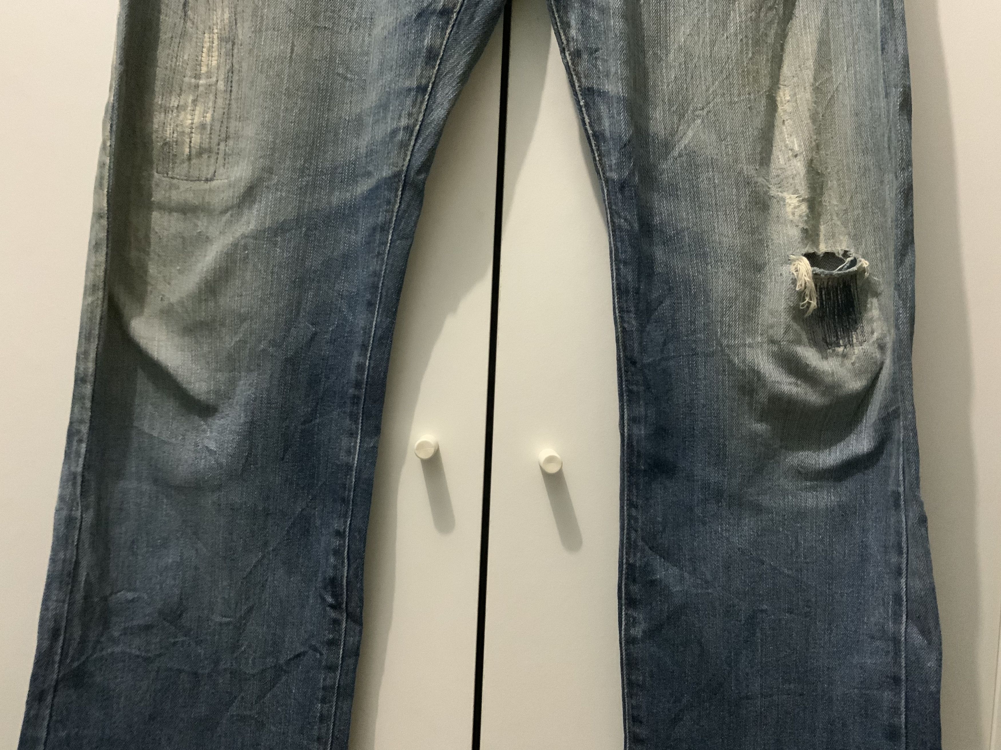 Unsound Rags Closshi Japan Distressed Denim Boro Denim Jeans Size US 34 / EU 50 - 5 Thumbnail
