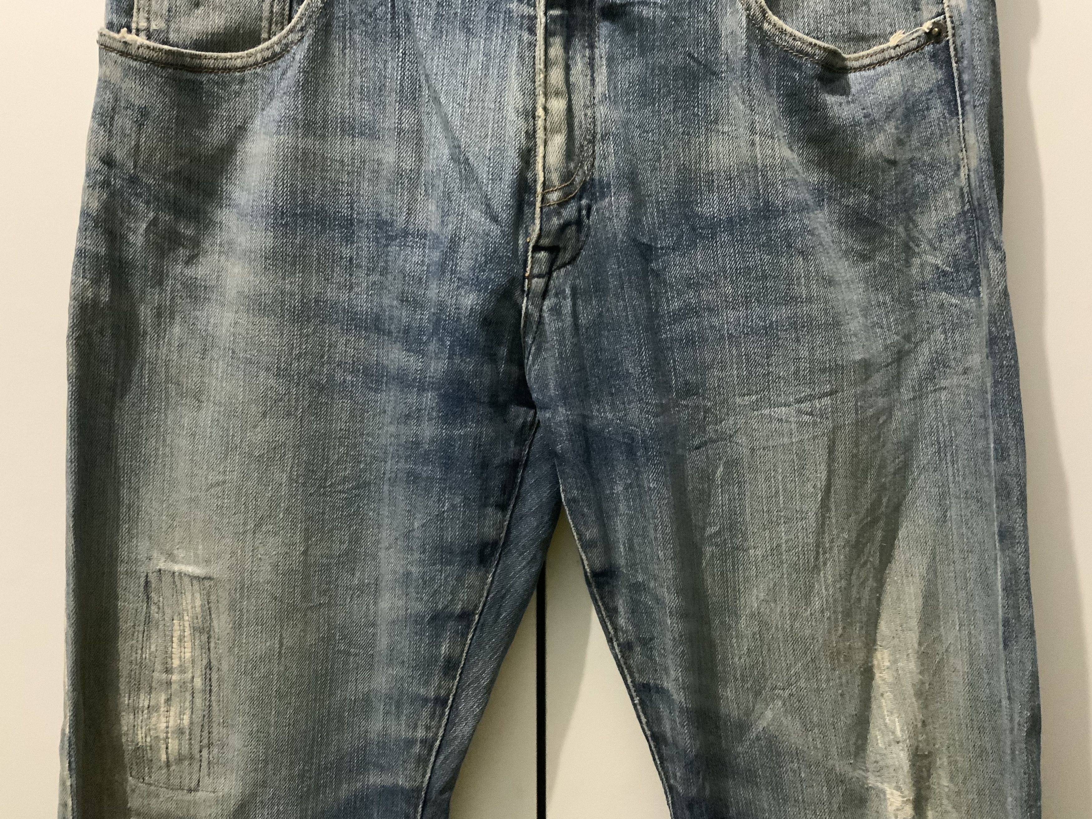Unsound Rags Closshi Japan Distressed Denim Boro Denim Jeans Size US 34 / EU 50 - 4 Thumbnail