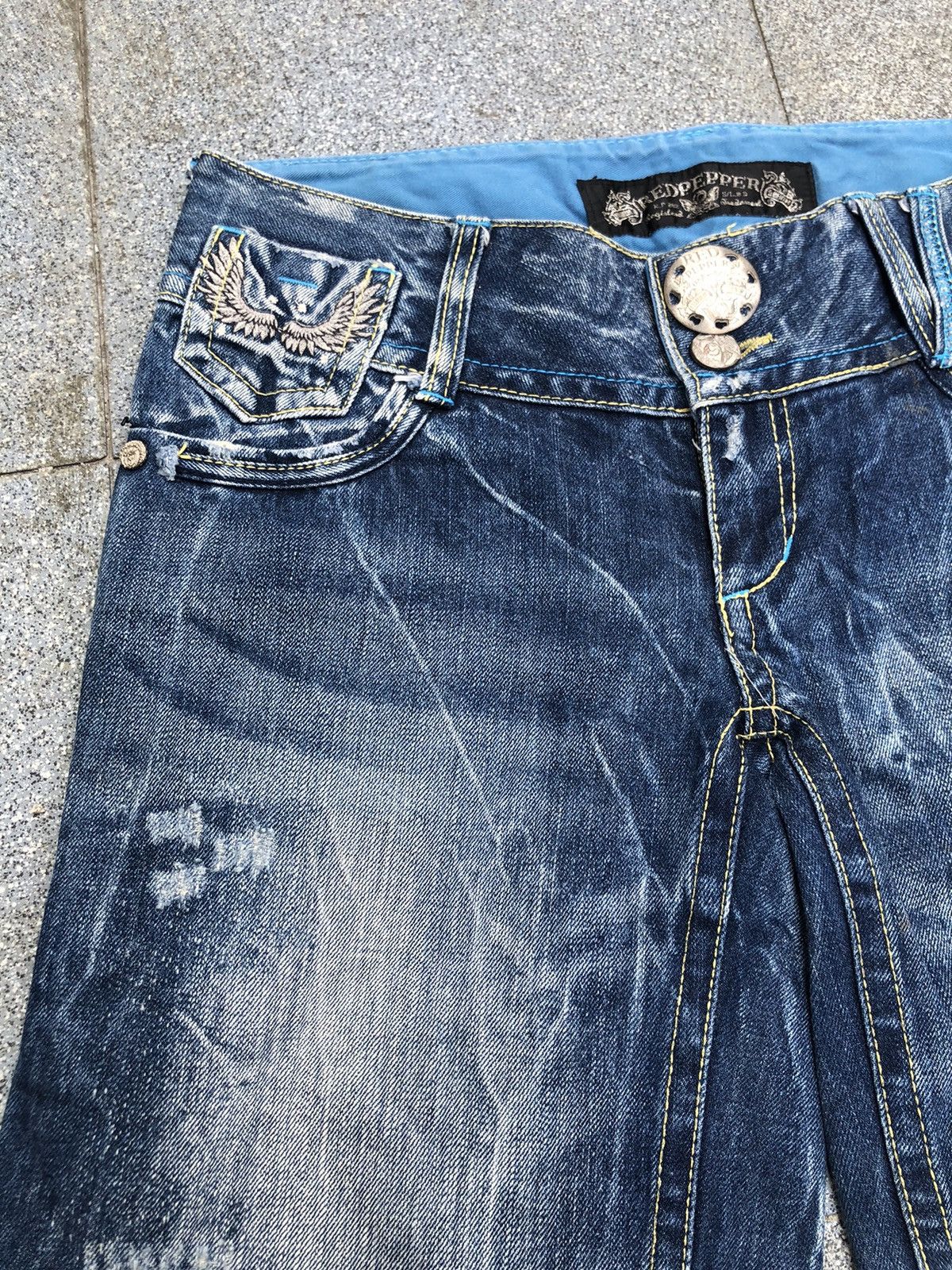Red Pepper Denim Shorts