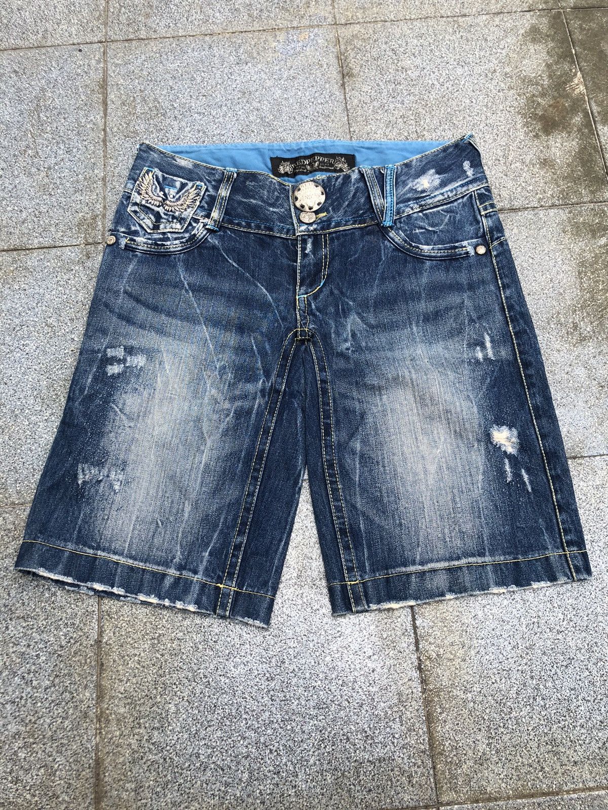 Red Pepper Denim Shorts