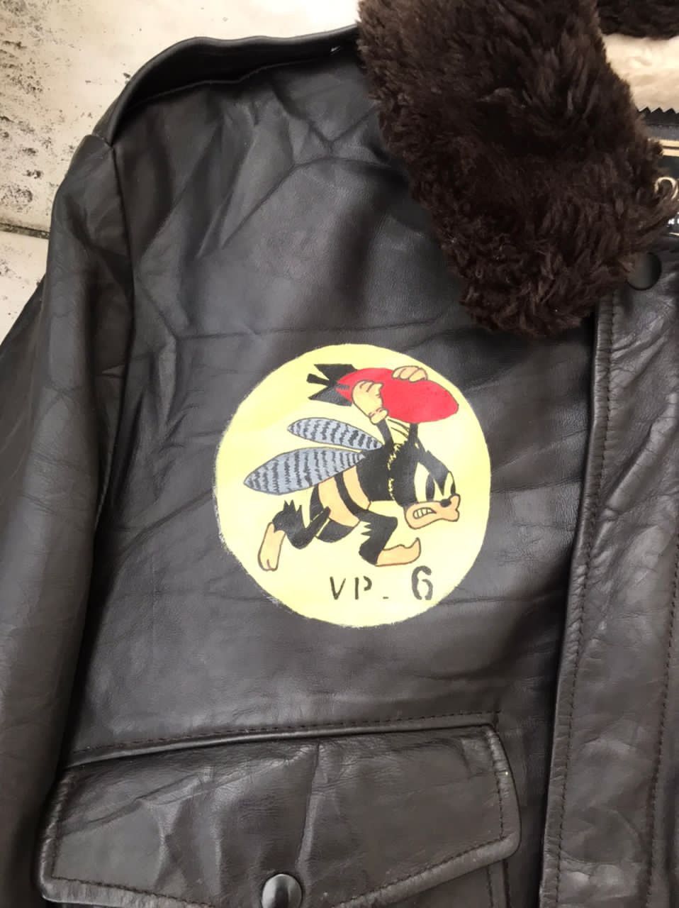 Cooper × Vintage Vintage 70s Cooper G1 Leather Flight Aviator Bomber Jacket Size US L / EU 52-54 / 3 - 19 Thumbnail