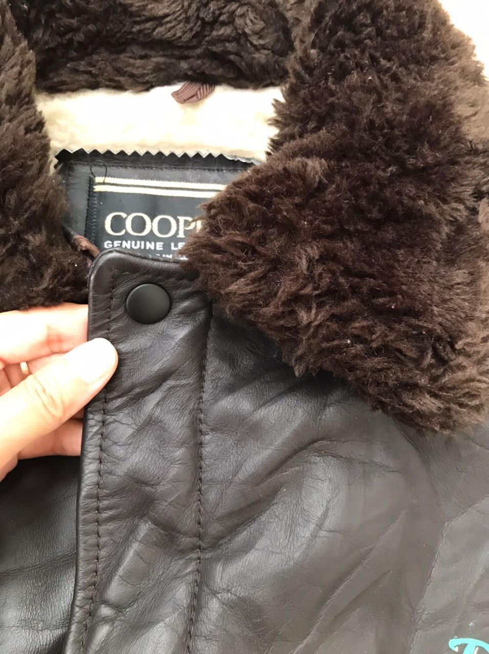 Cooper × Vintage Vintage 70s Cooper G1 Leather Flight Aviator Bomber Jacket Size US L / EU 52-54 / 3 - 23 Thumbnail