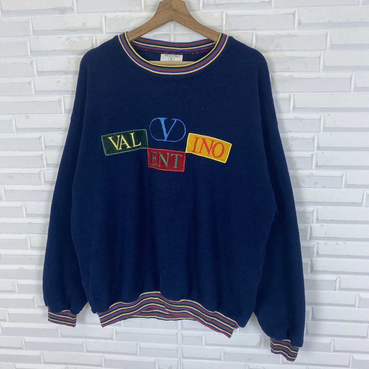 Valentino Vintage Valentino Studio fleece sweatshirt Size US L / EU 52-54 / 3 - 4 Thumbnail