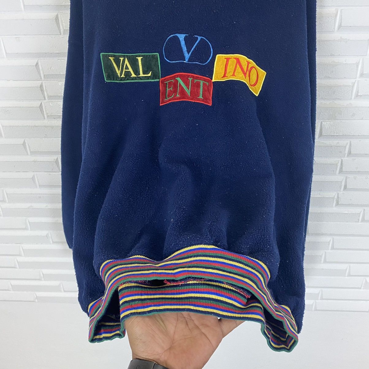 Valentino Vintage Valentino Studio fleece sweatshirt Size US L / EU 52-54 / 3 - 6 Thumbnail