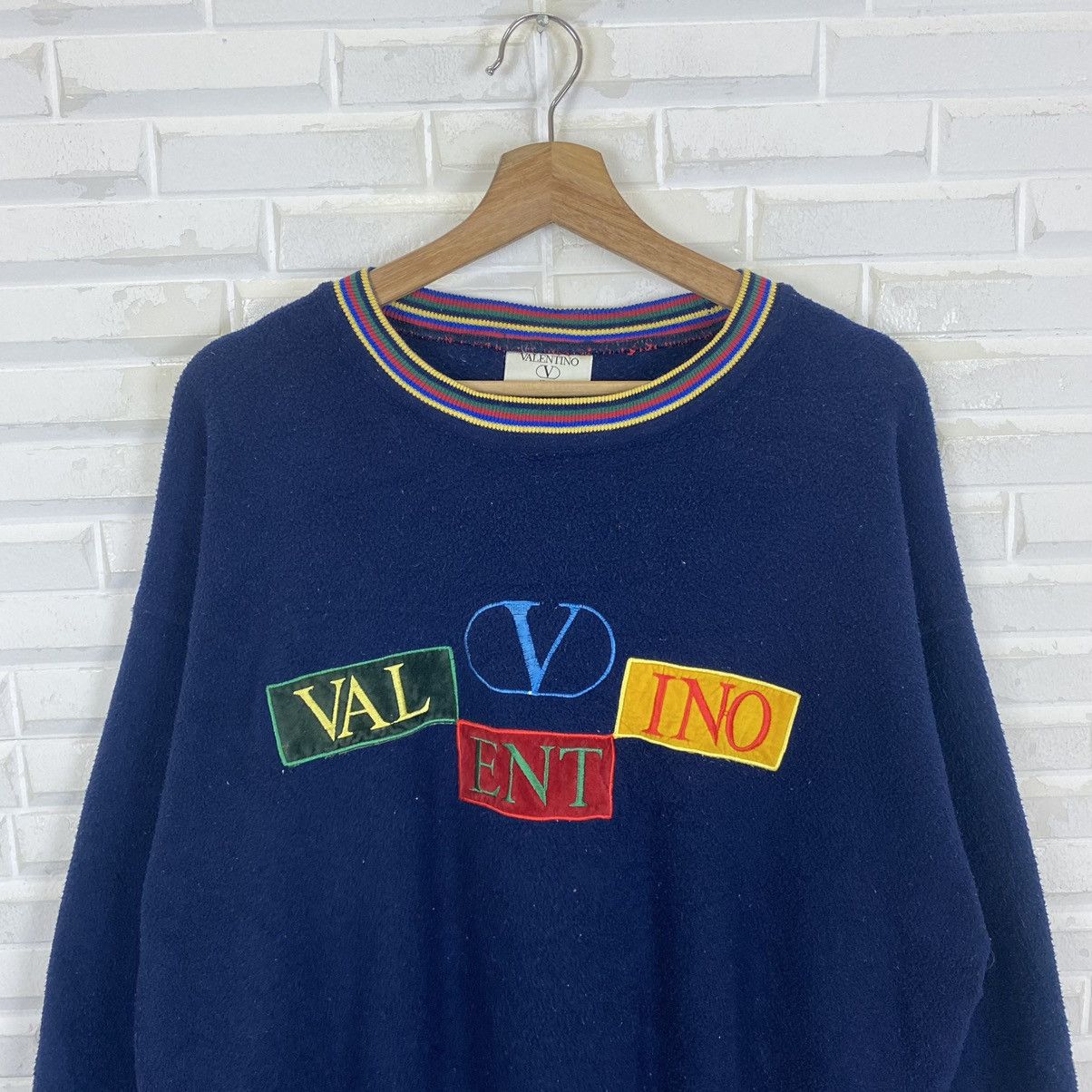 Valentino Vintage Valentino Studio fleece sweatshirt Size US L / EU 52-54 / 3 - 5 Thumbnail