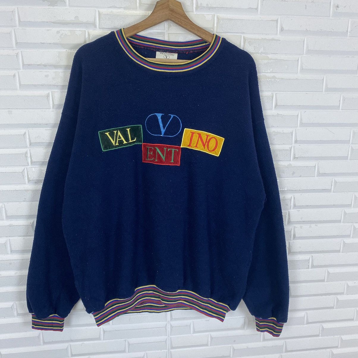 Valentino Vintage Valentino Studio fleece sweatshirt Size US L / EU 52-54 / 3 - 3 Thumbnail