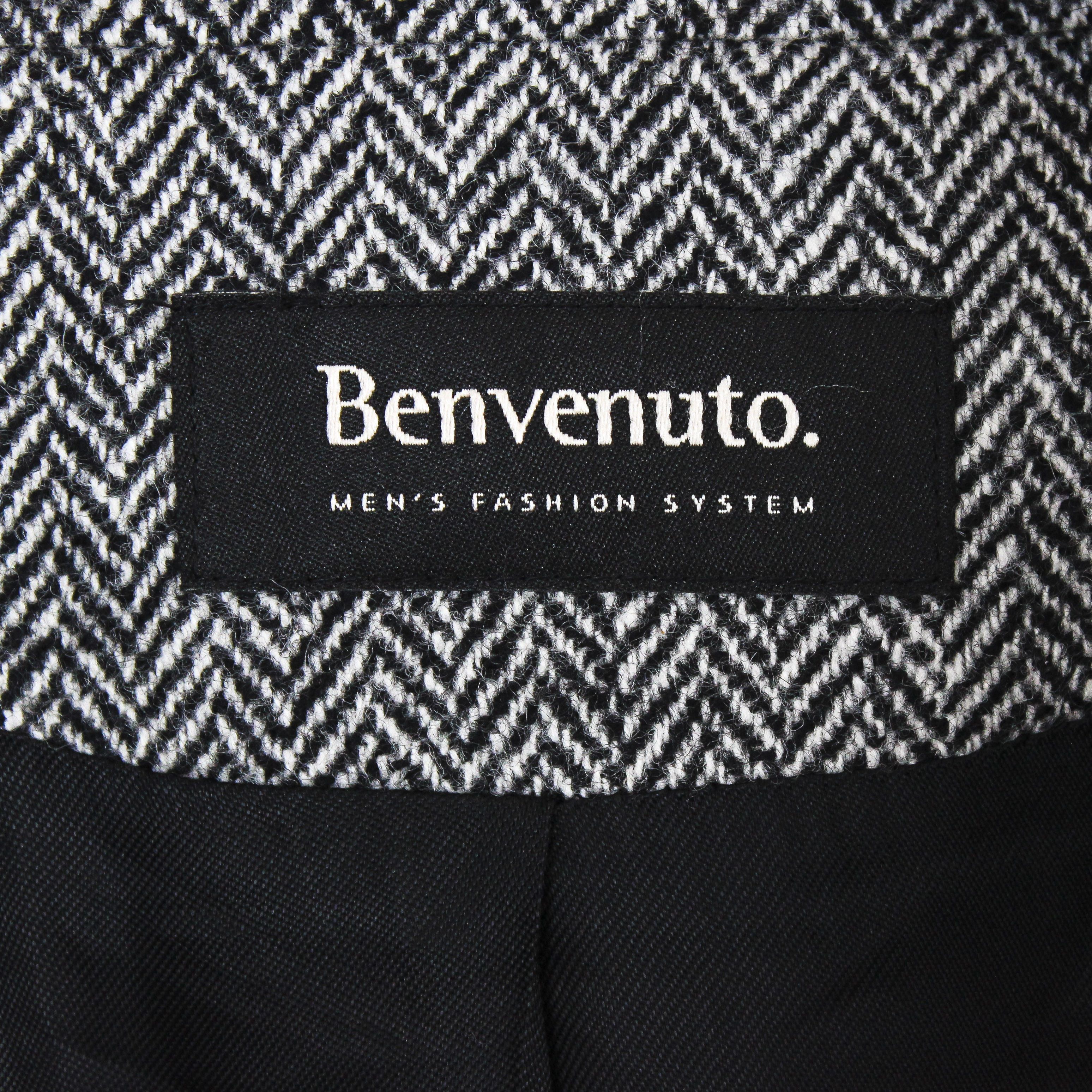 BENVENUTO. US 40 UK Cashmere Wool Tweed Blazer EU 50 Suit Jacket M Size 40R - 6 Thumbnail