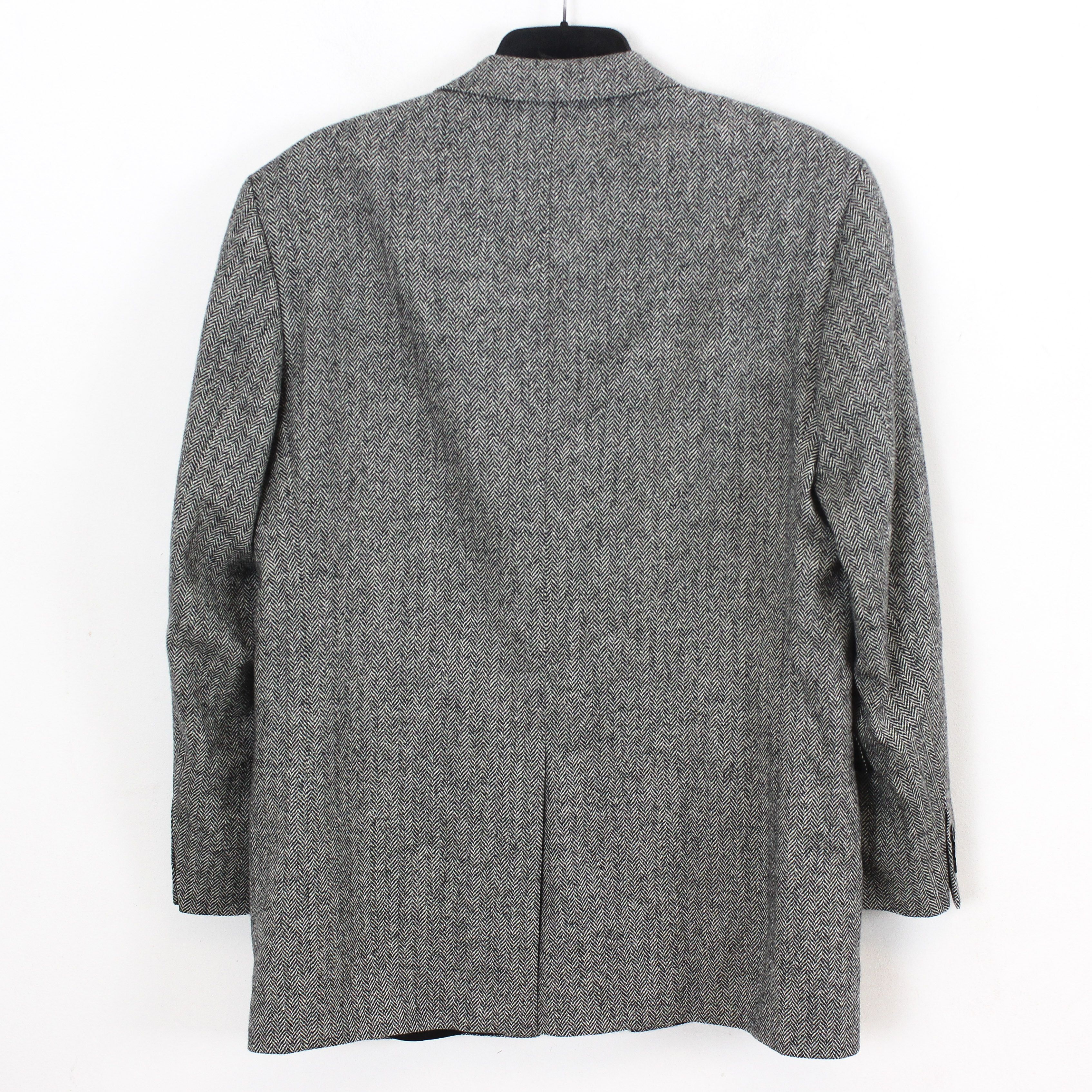 BENVENUTO. US 40 UK Cashmere Wool Tweed Blazer EU 50 Suit Jacket M Size 40R - 2 Thumbnail