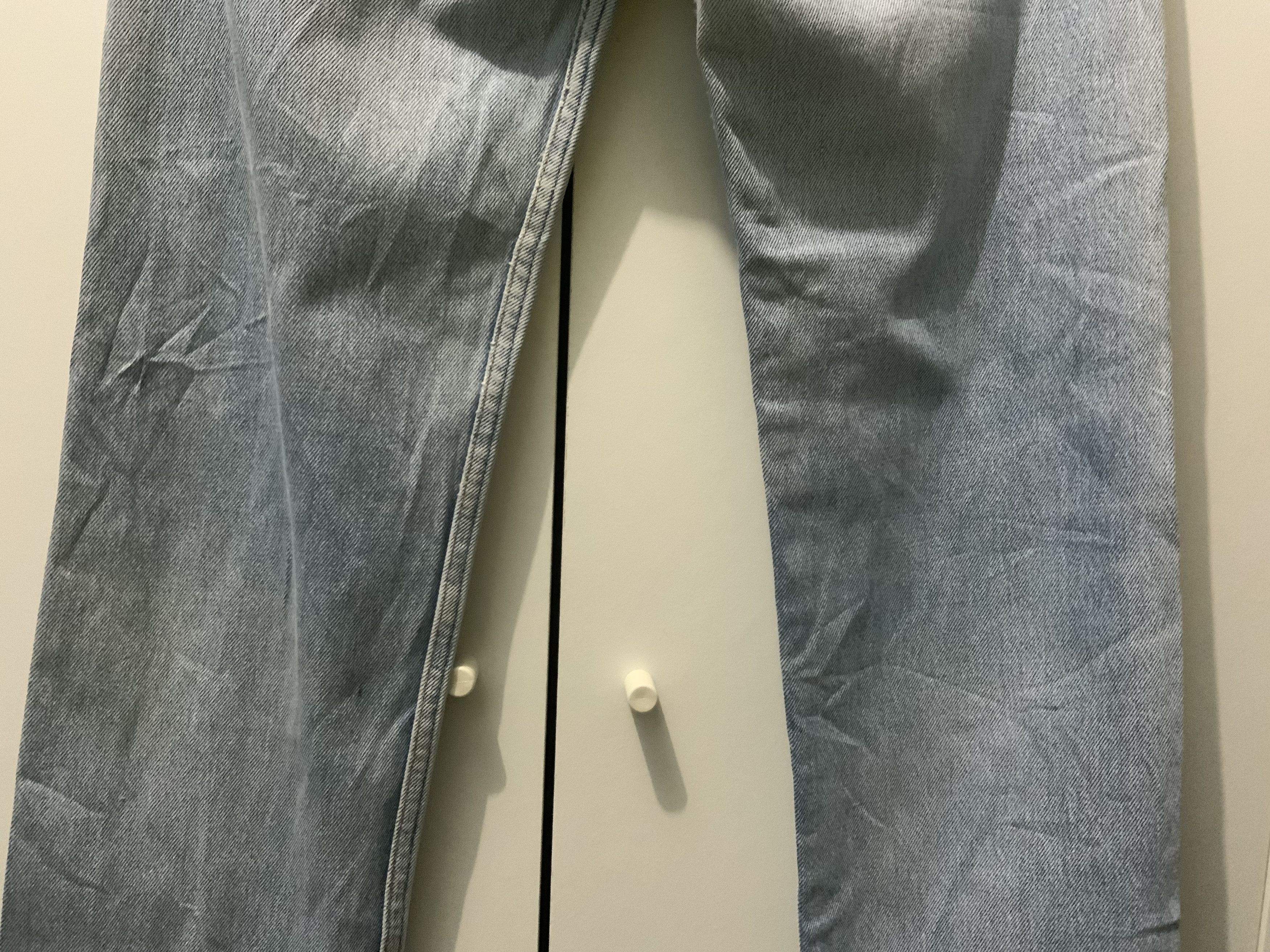 Levi's Vintage Clothing Thrashed Levi’s 552 Made in USA Denim Light Wash Jeans Size US 31 - 10 Thumbnail