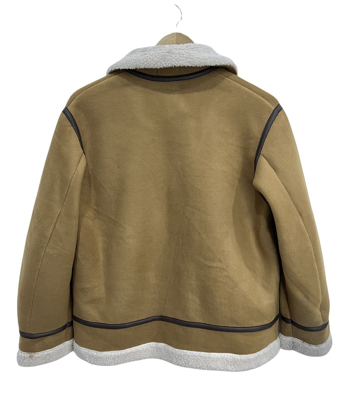 JW Anderson × Japanese Brand × Uniqlo J.W Anderson Shearling Flight Jacket Size US M / EU 48-50 / 2 - 2 Thumbnail