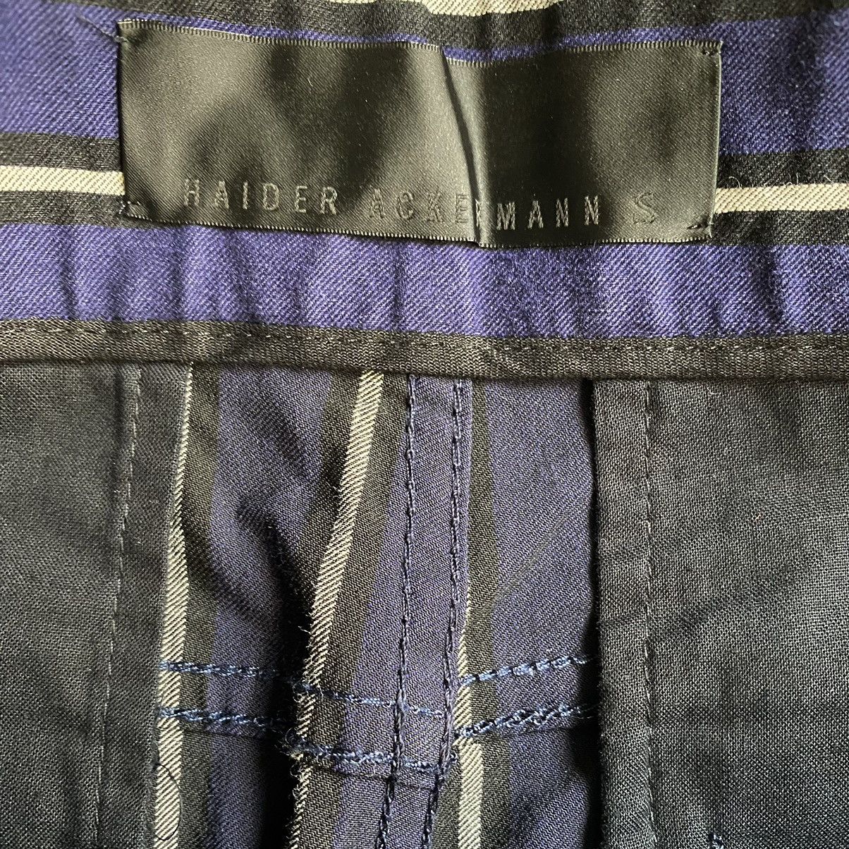 Haider Ackermann SS16 Runway Blue Stripe Skinny Pants Size S Size US 34 / EU 50 - 6 Thumbnail
