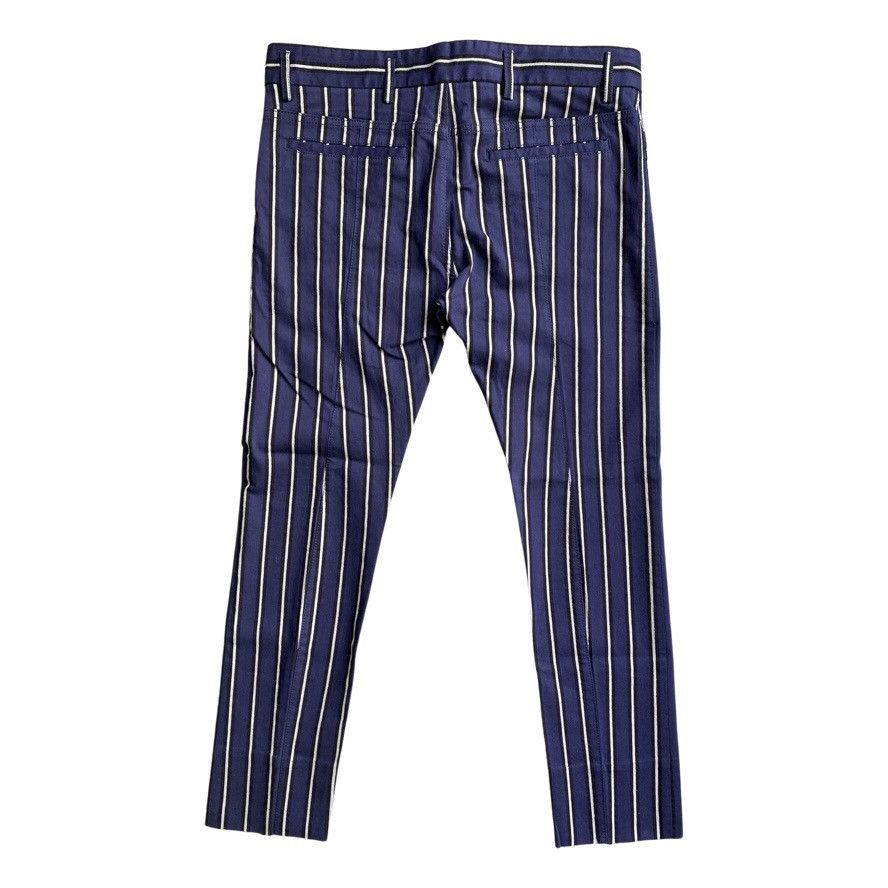 Haider Ackermann SS16 Runway Blue Stripe Skinny Pants Size S Size US 34 / EU 50 - 4 Thumbnail
