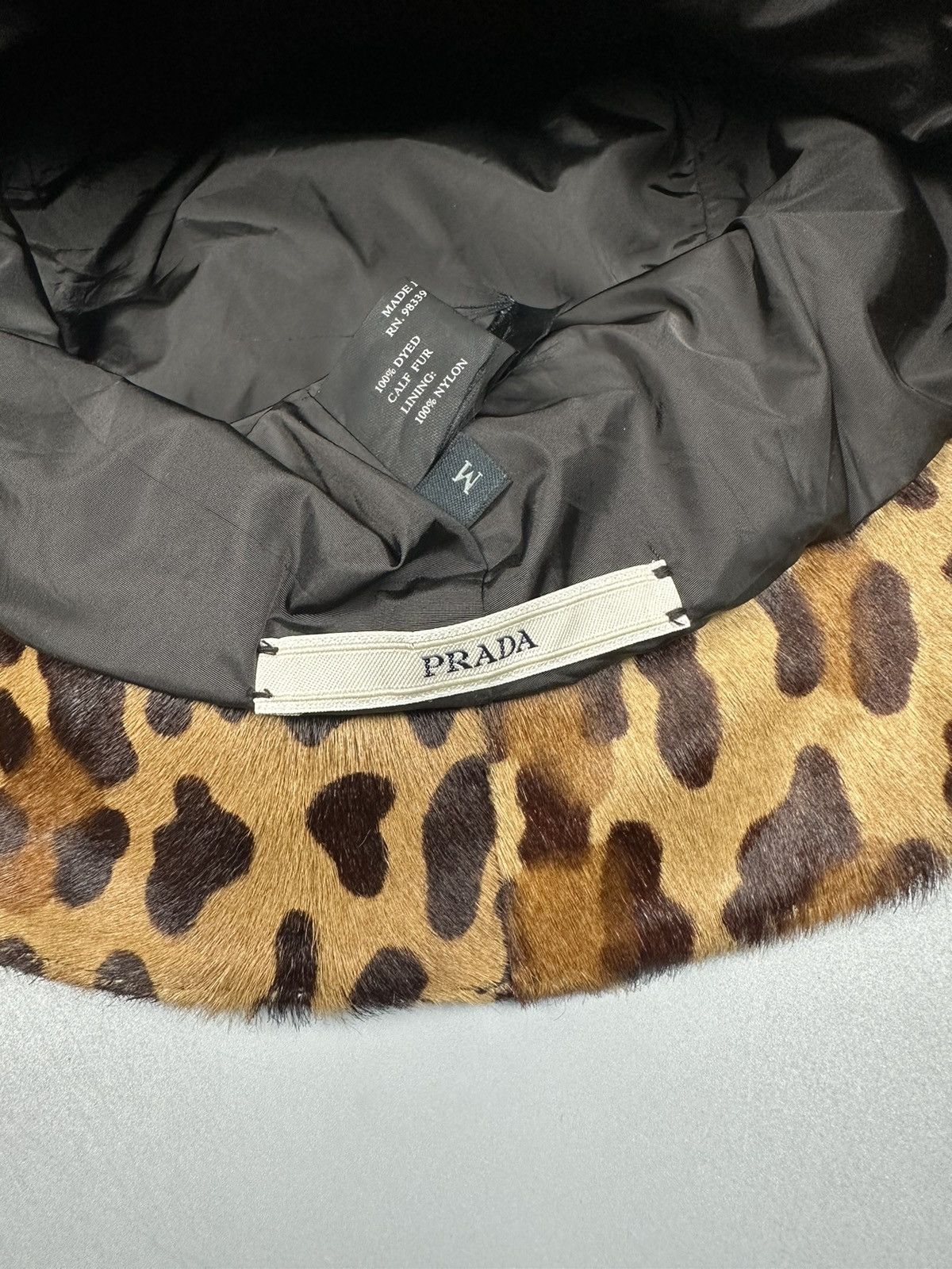 Prada 🔥RARE🔥 PRADA LEOPARD BUCKET HAT Size ONE SIZE - 6 Thumbnail