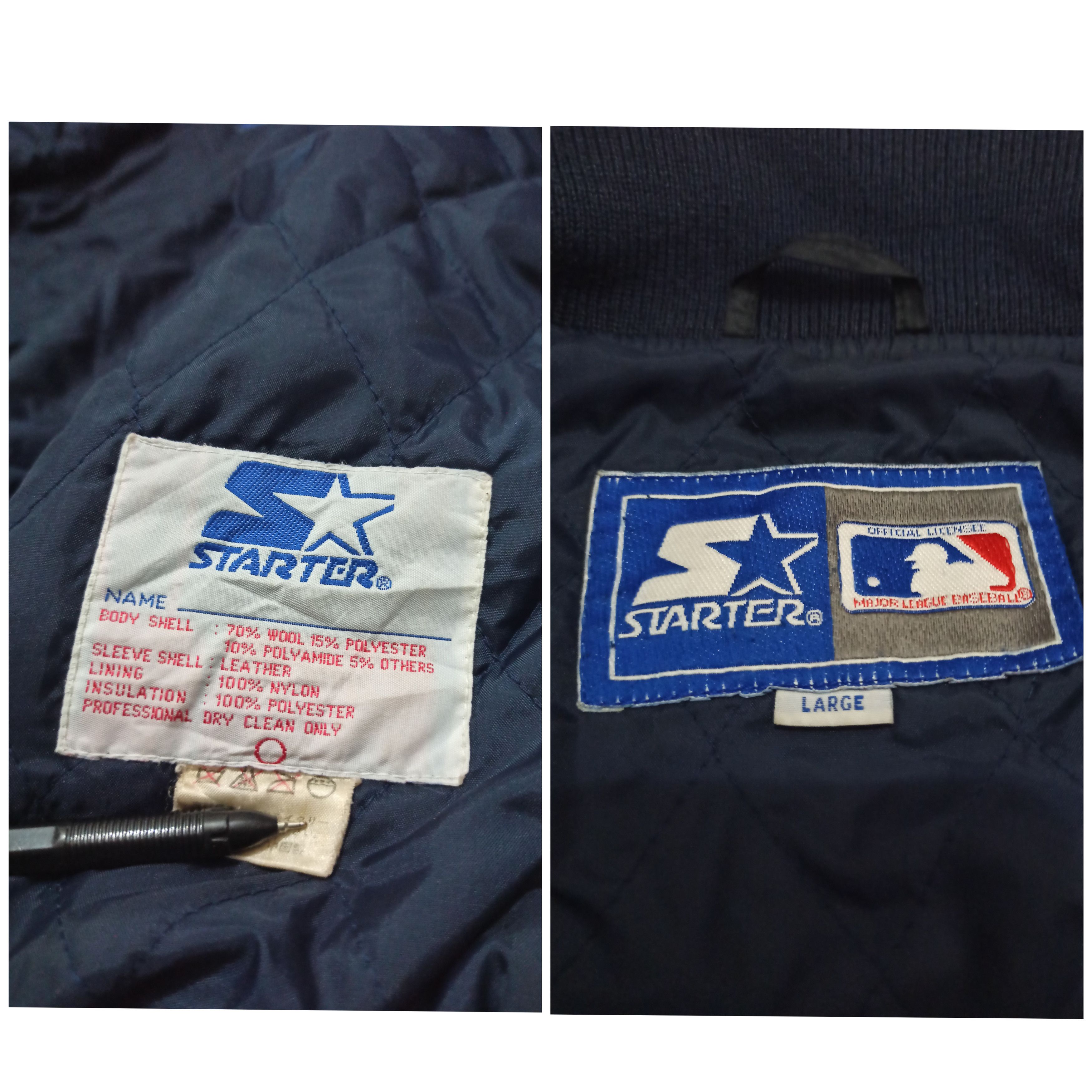 New York Yankees Vintage Starter New York Yankees MLB Letterman Jacket Size US L / EU 52-54 / 3 - 7 Thumbnail